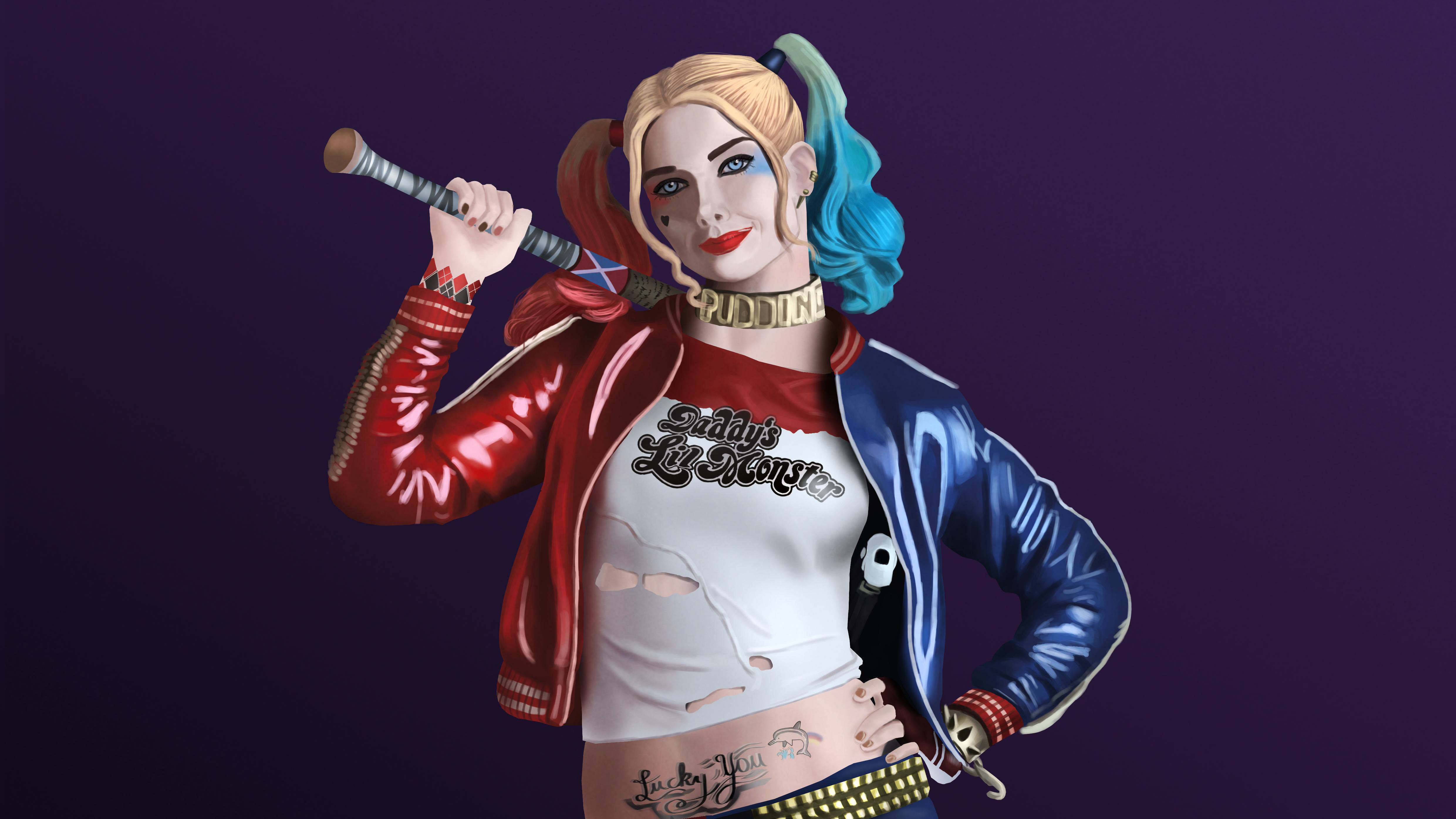 Harley Quinn Fan Art 5k, HD Superheroes, 4k Wallpapers, Image, Backgrounds,...