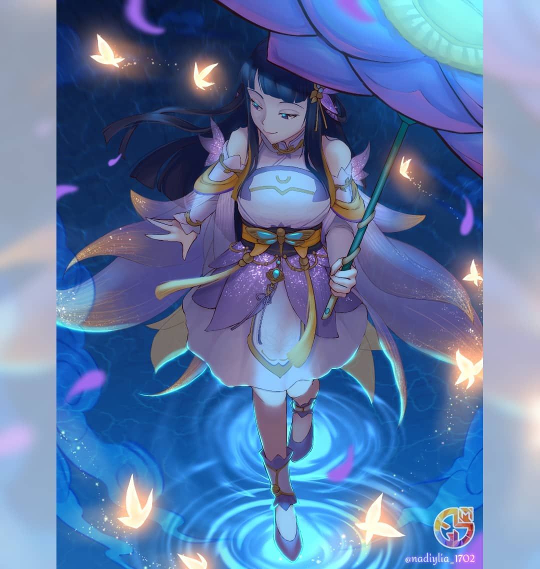 Sometimes Inactive's Instagram photo: “178th post: Beautiful skin of Kagura ever, Water Lily
