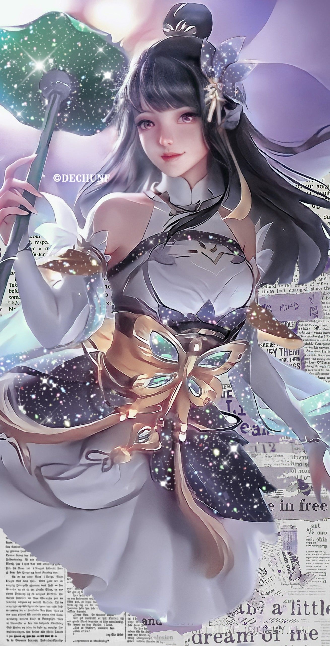 1080p Anime Wallpaper Latest Wallpaper Kagura Water Lily Starlight MLBB Aesthetic Fantasy Art Women