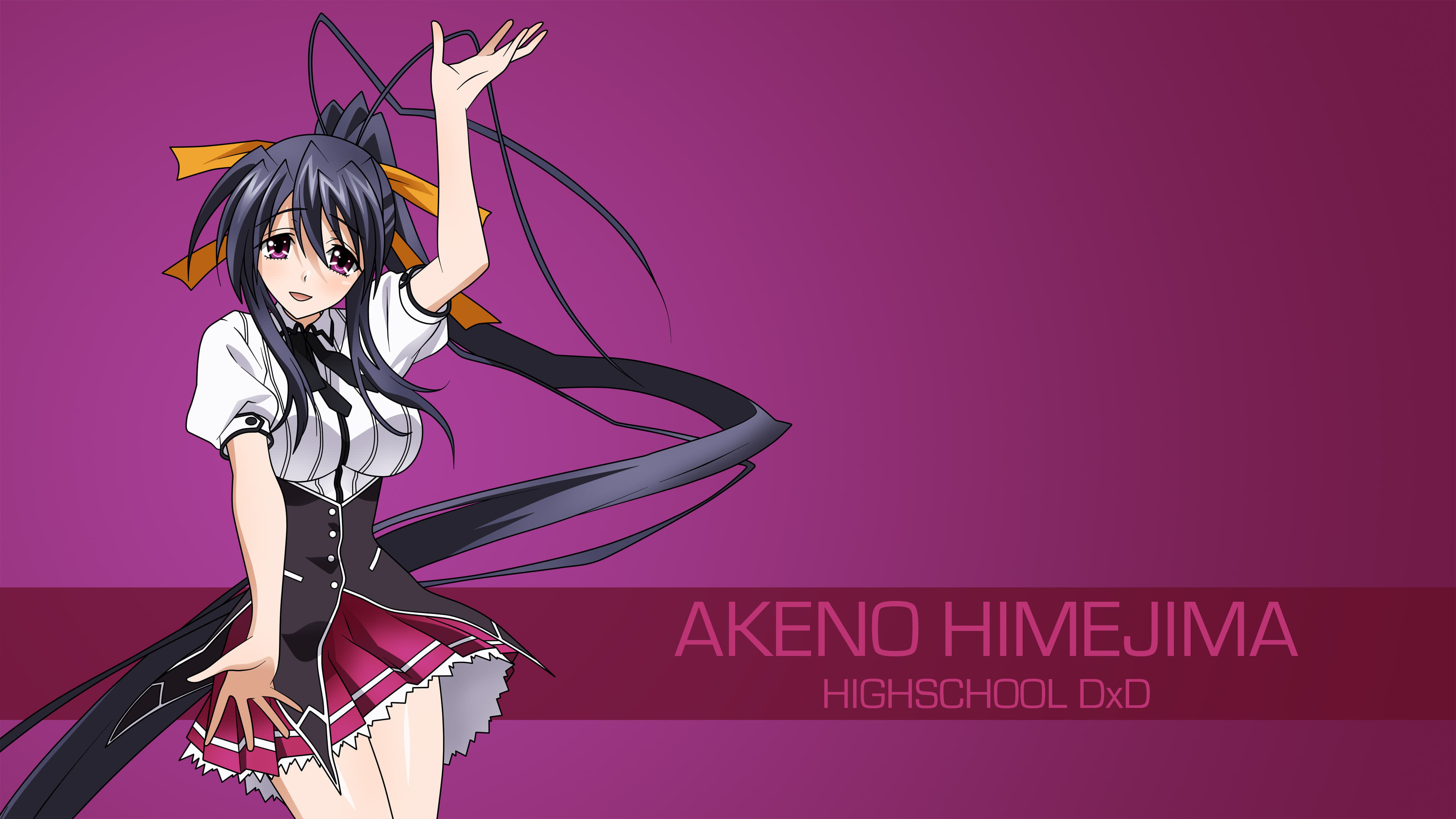 Akeno Himejima Highschool DxD UHD 4K Wallpaper