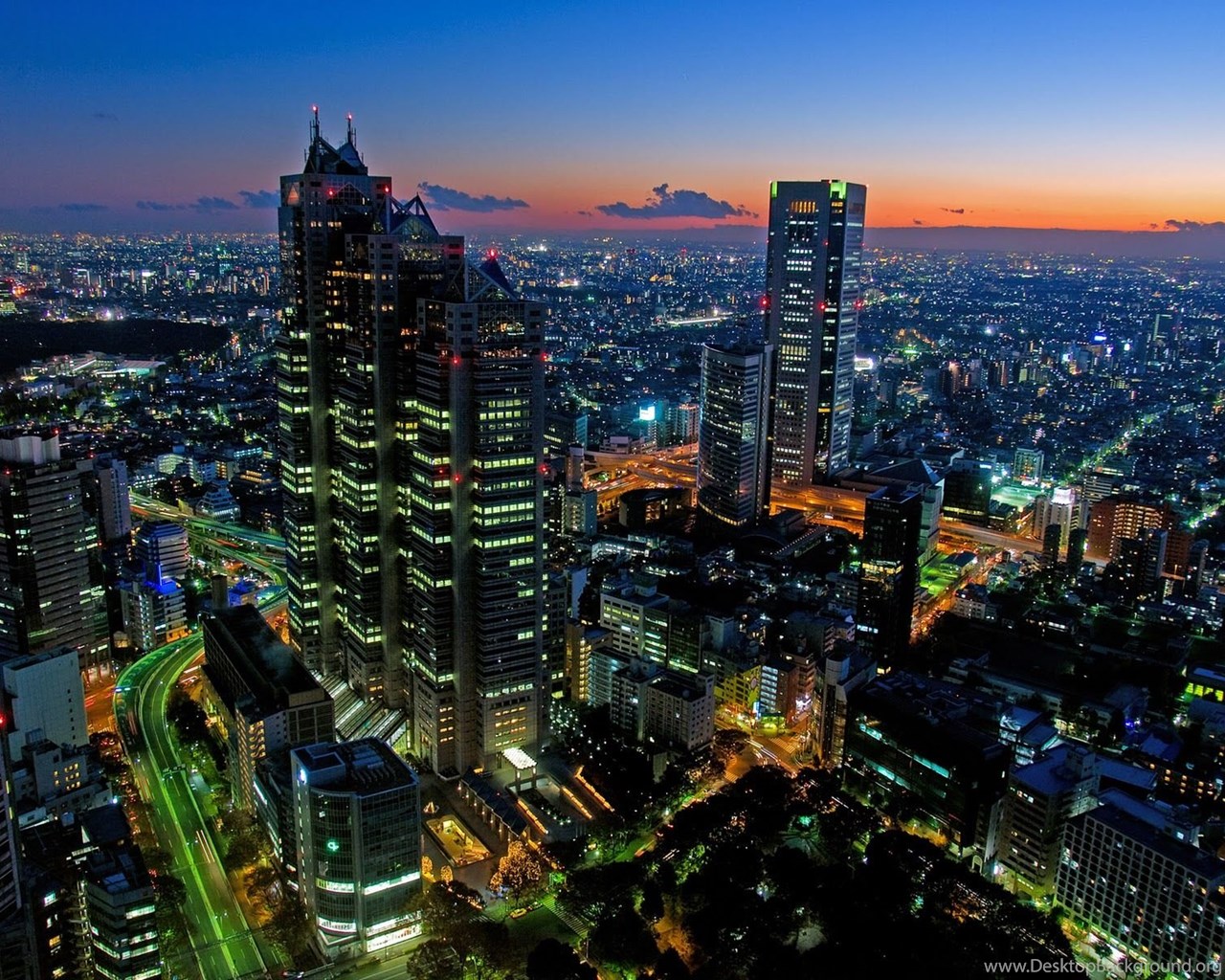 Tokyo Japanese City Wallpaper For Computer Scr Desktop Background