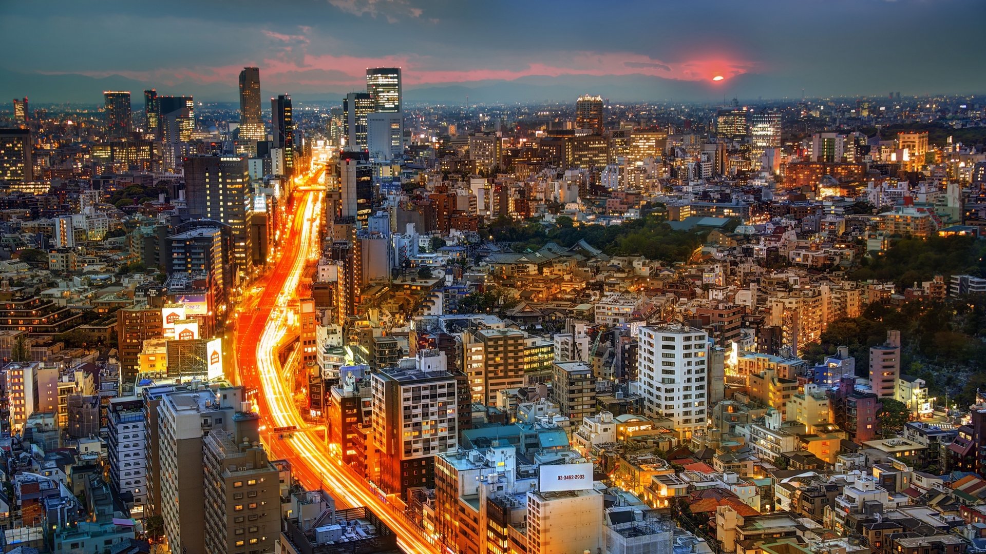 High resolution Tokyo HD 1080p wallpaper for computer