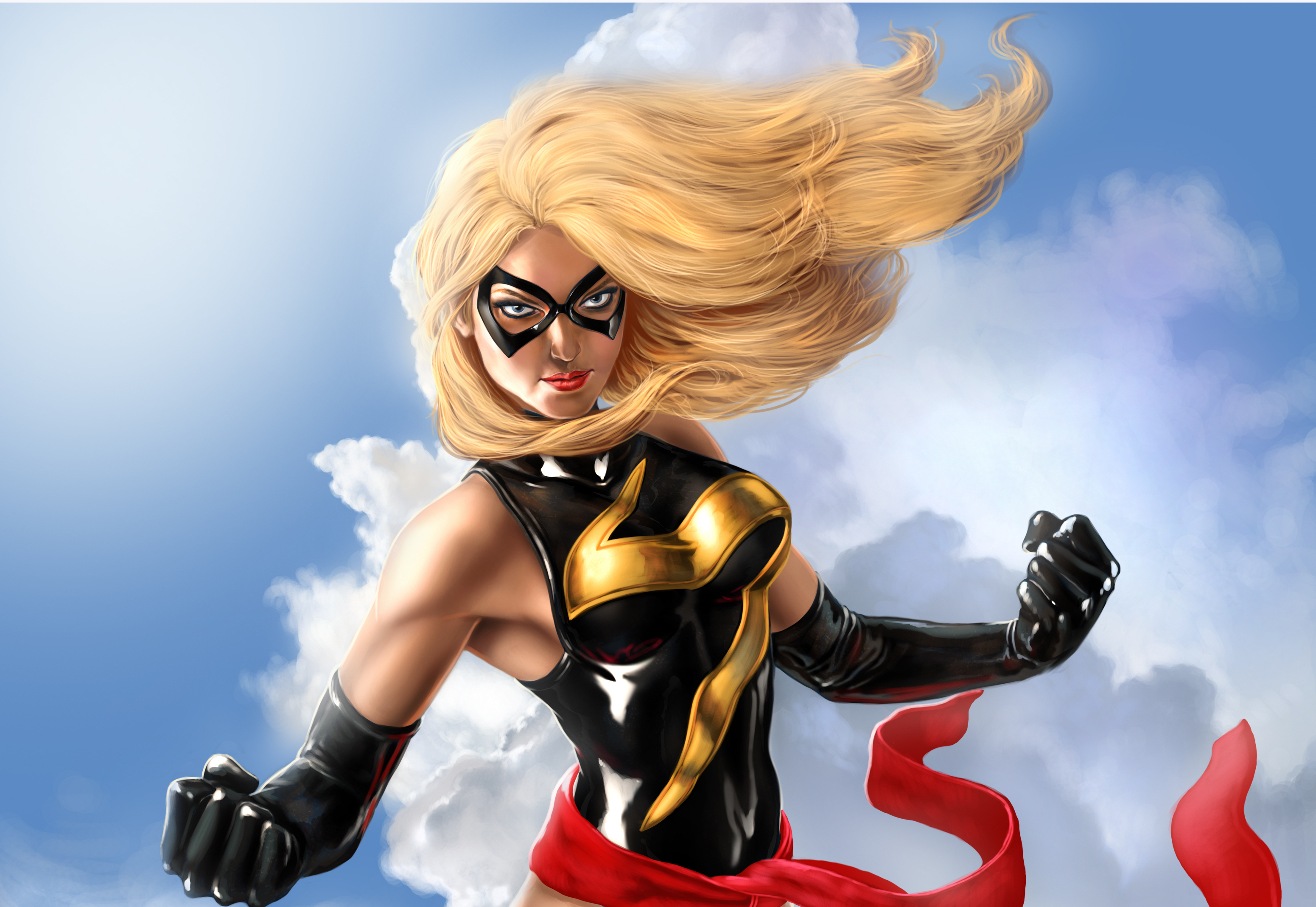 heroes, Comics, Black, Cat, Blonde, Girl, Fantasy, Girls, Superhero Wallpaper HD / Desktop and Mobile Background
