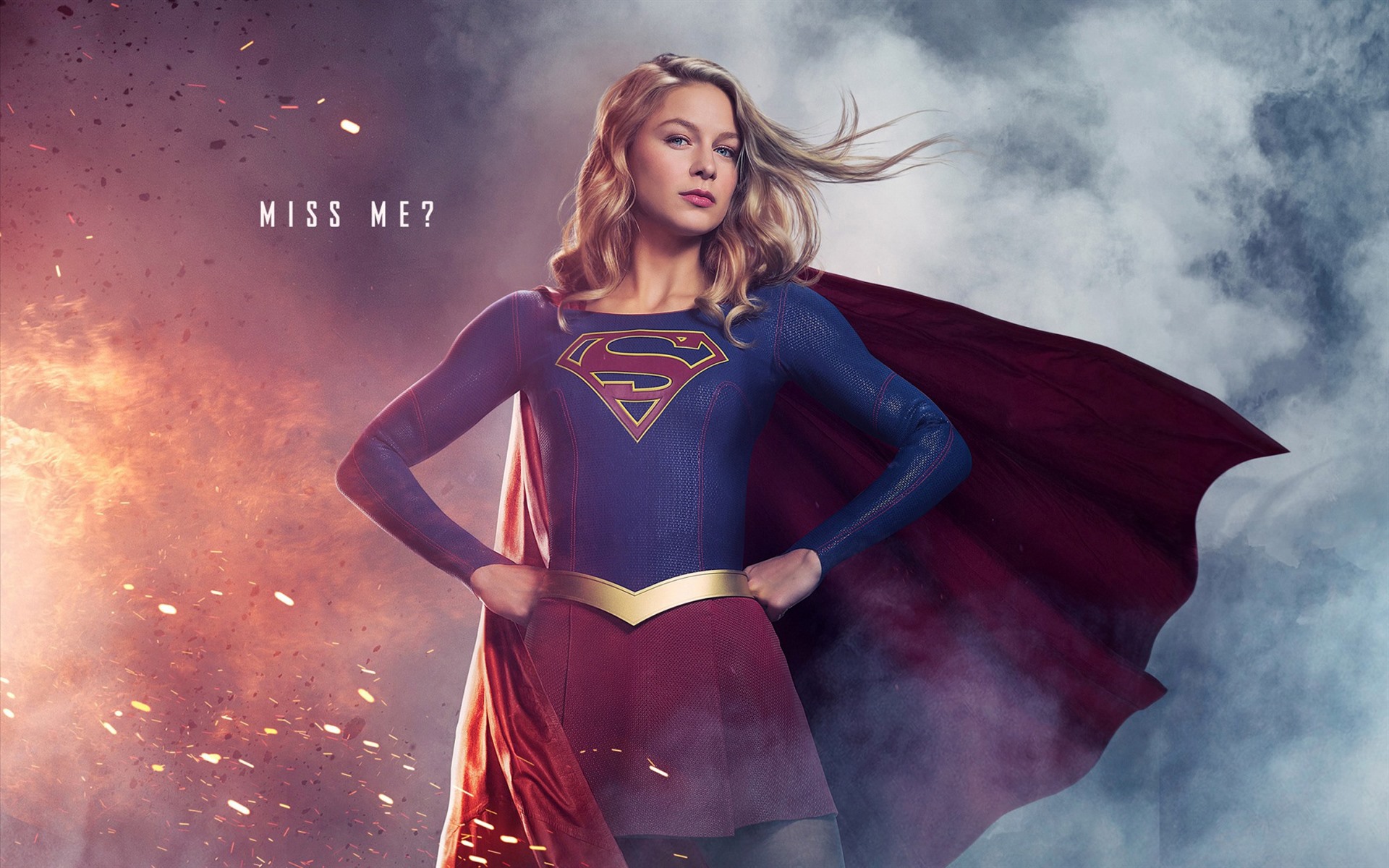 Wallpaper Supergirl, Tv Series, Blonde Girl, Superhero Skirt Vs Pants