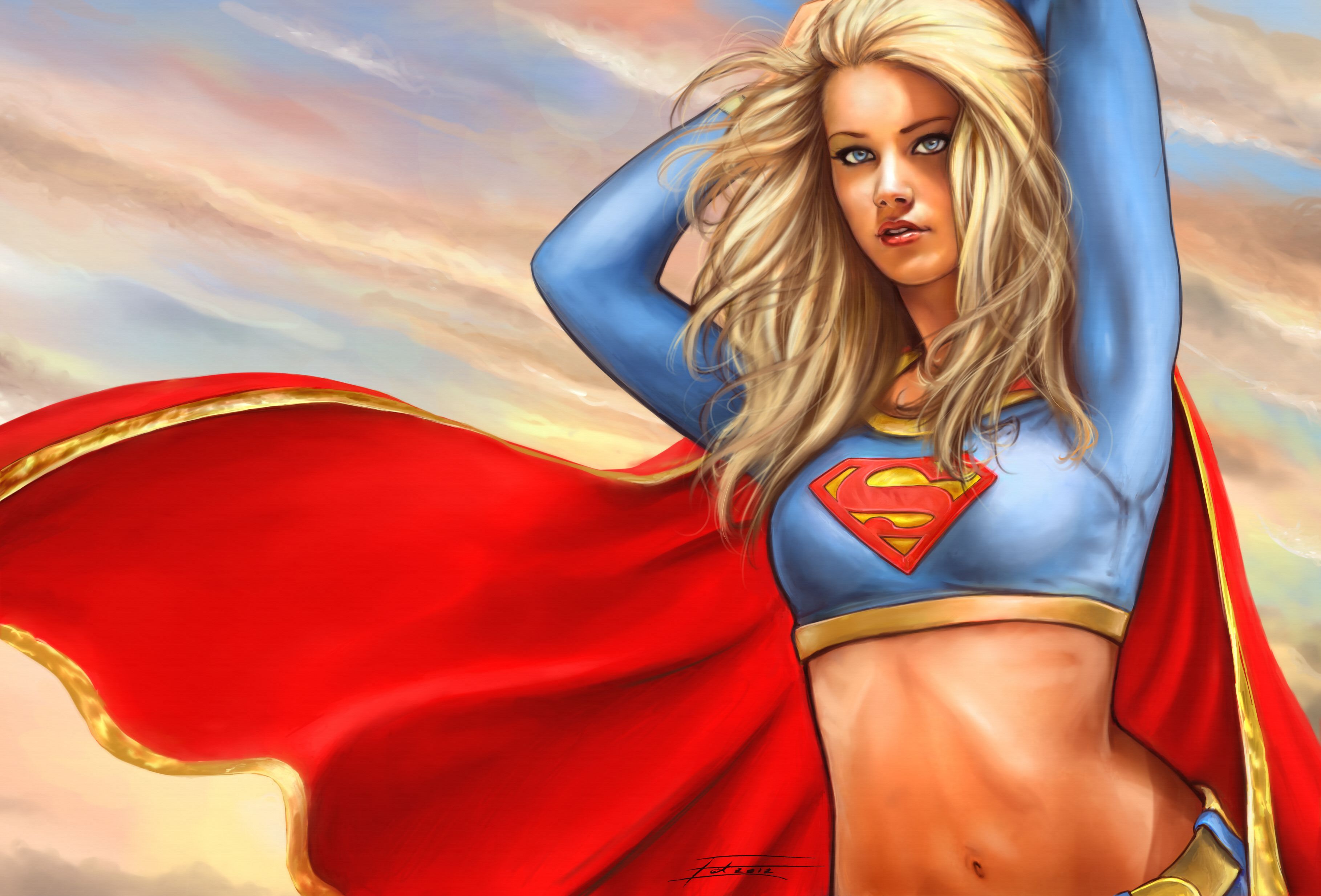 heroes, Comics, Supergirl, Blonde, Girl, Fantasy, Superhero, Supergirl, Superwoman Wallpaper HD / Desktop and Mobile Background