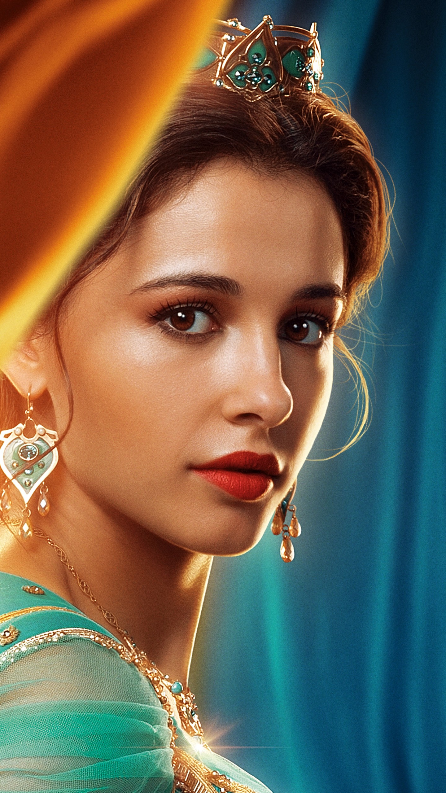 Wallpaper Aladdin, Naomi Scott, 4K, Movies