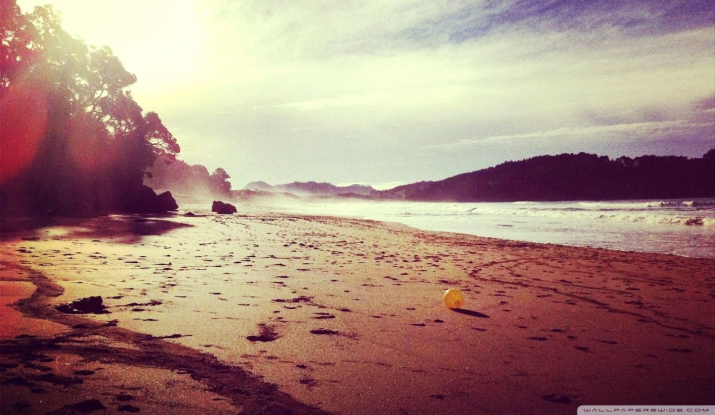 Beach Aesthetic Desktop Wallpaper