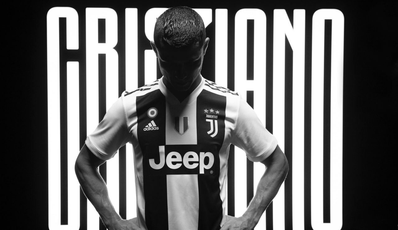 Cristiano Ronaldo.in bianconero