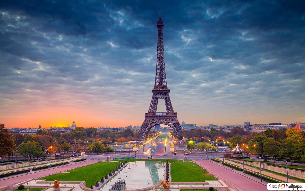Eiffel Tower, Paris Beautiful View HD wallpaper download