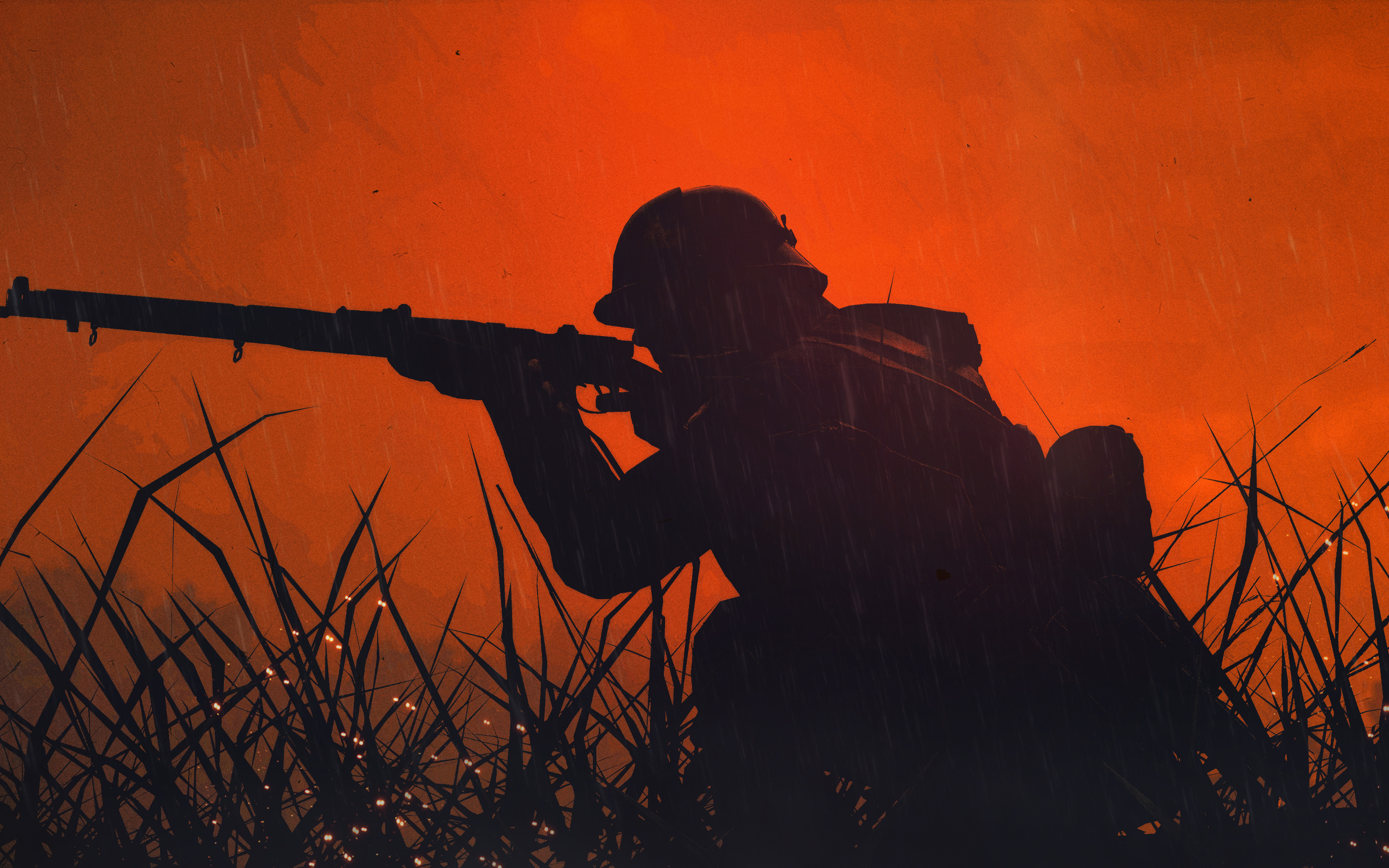 Battlefield 1 Soldier Silhouette 4k 4k HD 4k Wallpaper, Image, Background, Photo and Picture