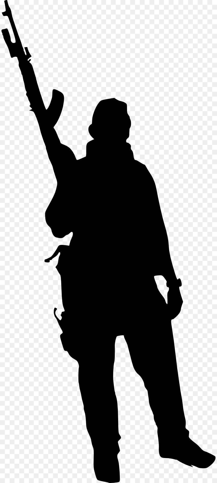 Silhouette Soldier Military png download*2000 Transparent Silhouette png Download