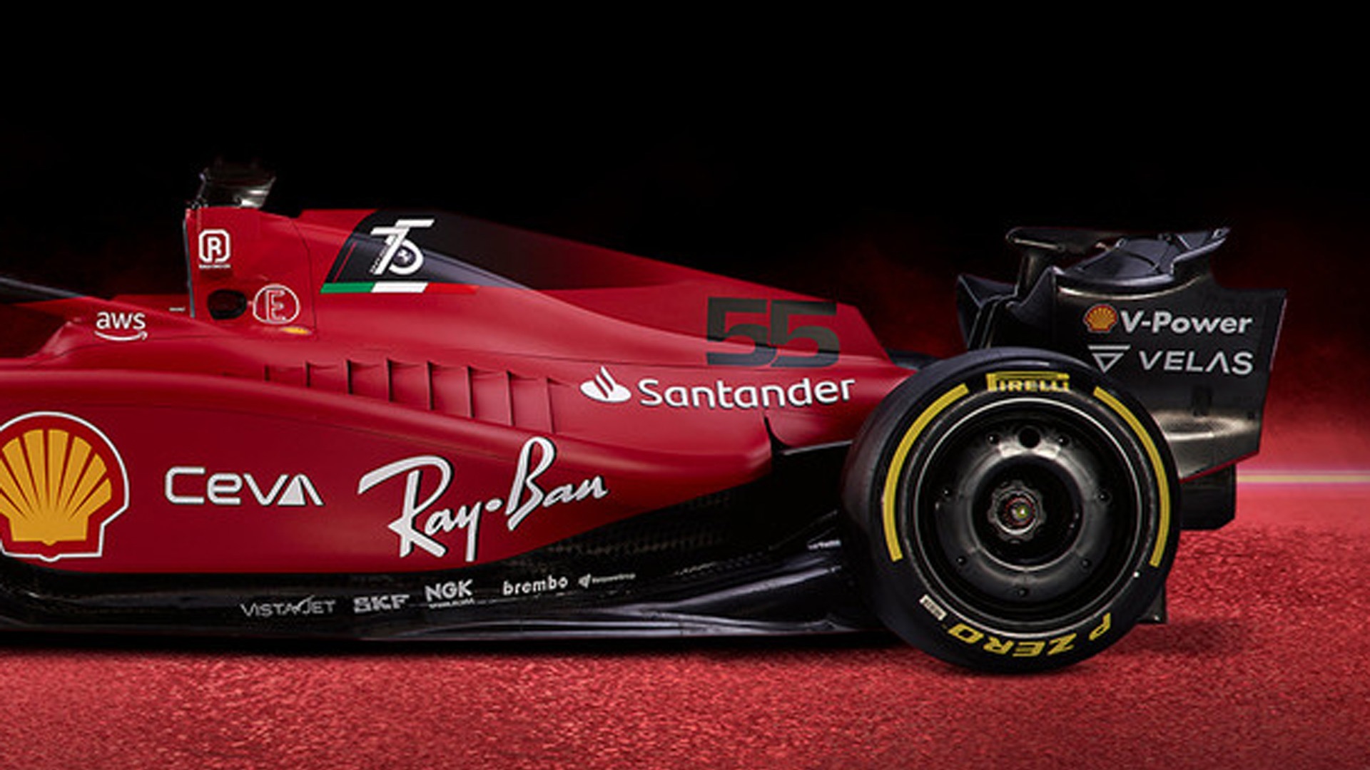 2022 Ferrari F1 75 Formula One Race Car Makes Debut