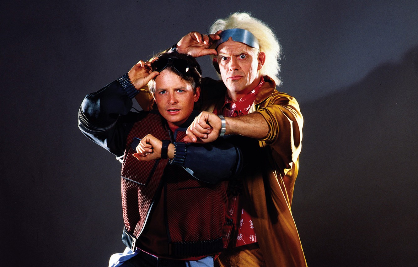 Wallpaper Back to the future, Michael J. Fox, Christopher Lloyd image for desktop, section фильмы