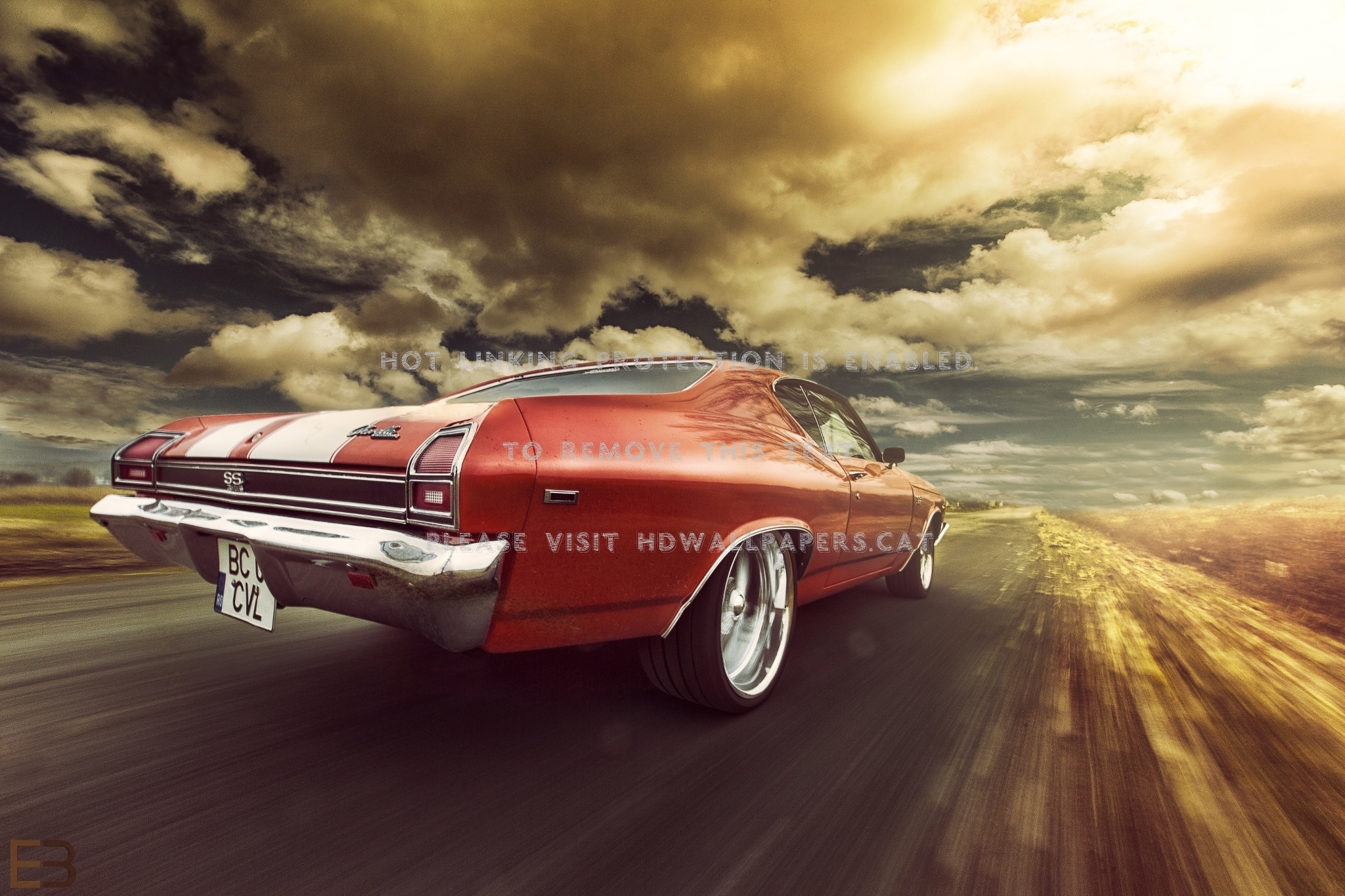 chevrolet chevelle 1969 retro cloud road