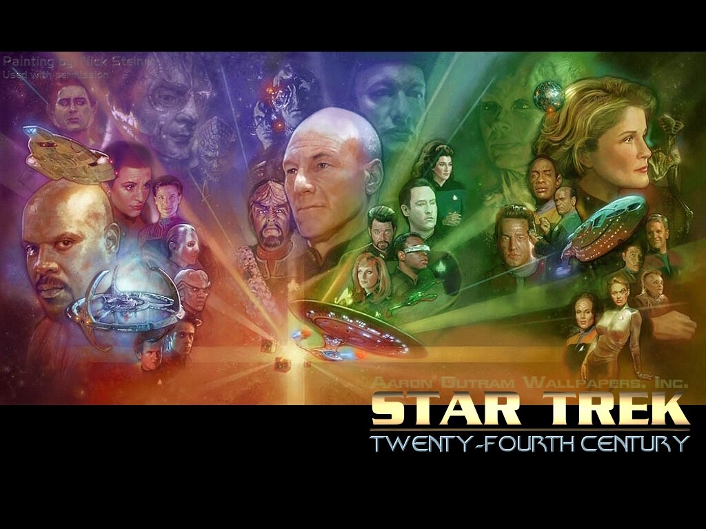 The 24th Century Trek All Captains Wallpaper & Background Download