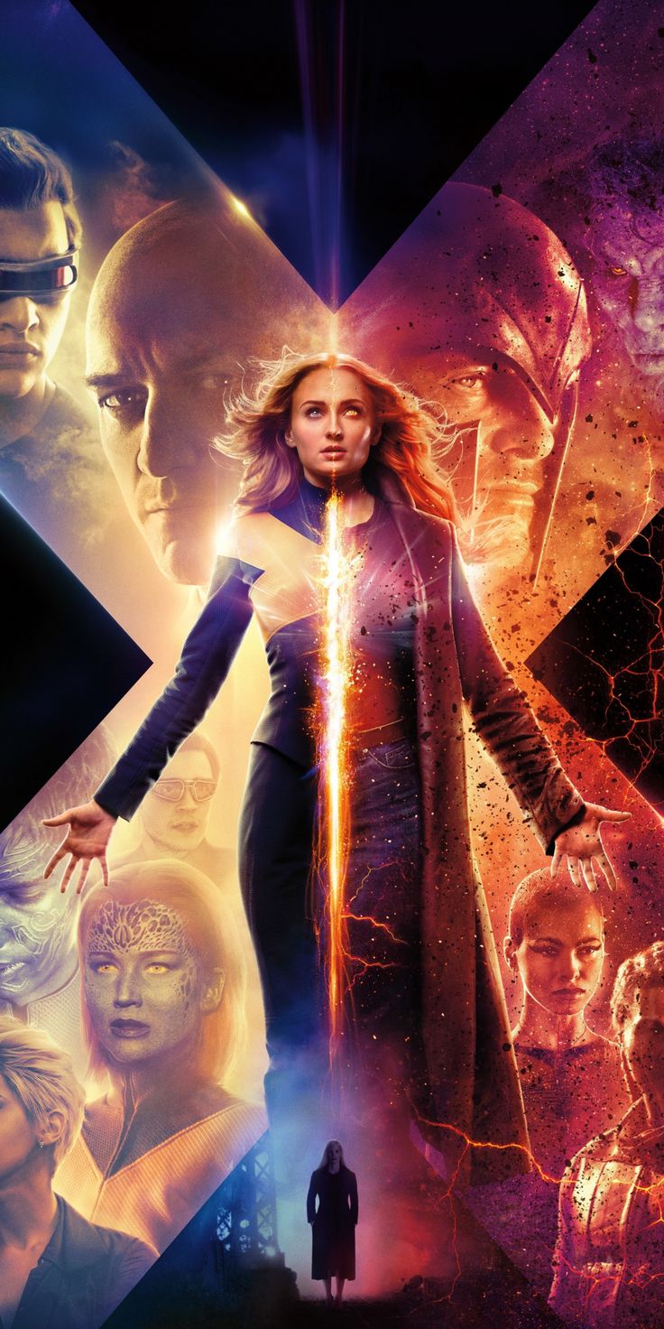 X Men: Dark Phoenix, 2019 Movie, Poster, 1080x2160 Wallpaper. Dark Phoenix, Marvel Movie Posters, X Men