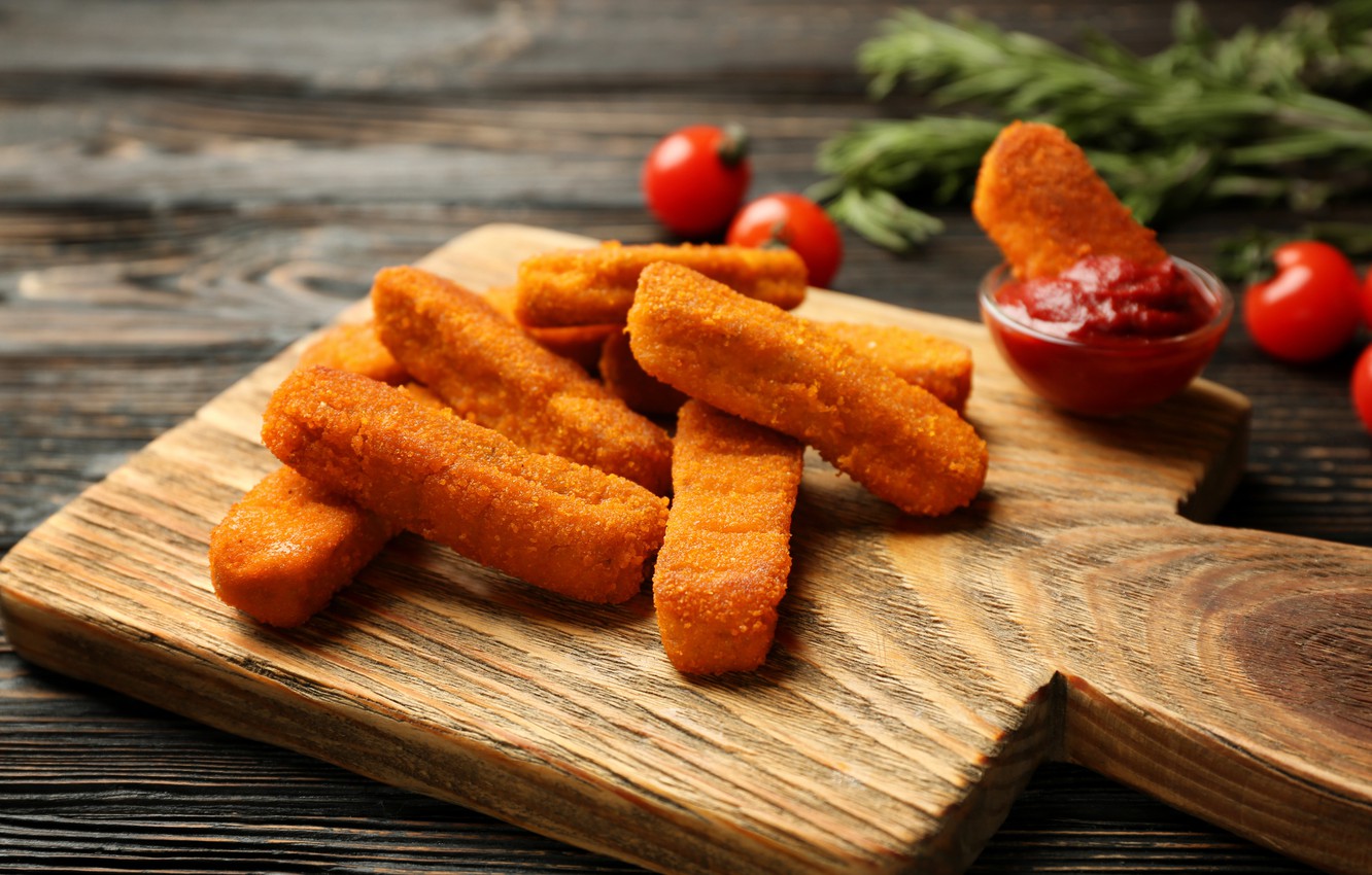 Wallpaper ketchup, cheese, tomato, sticks, snacks, cheese sticks, crispy image for desktop, section еда
