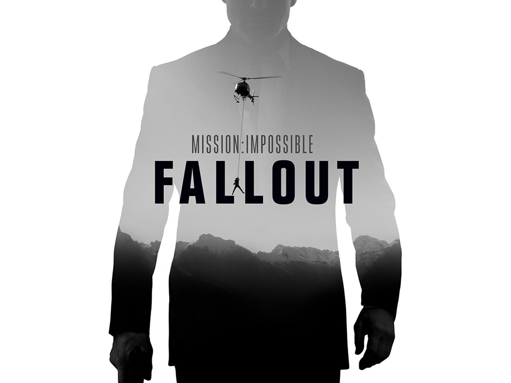 Mission Impossible Film Fallout Poster Art Bw Wallpaper