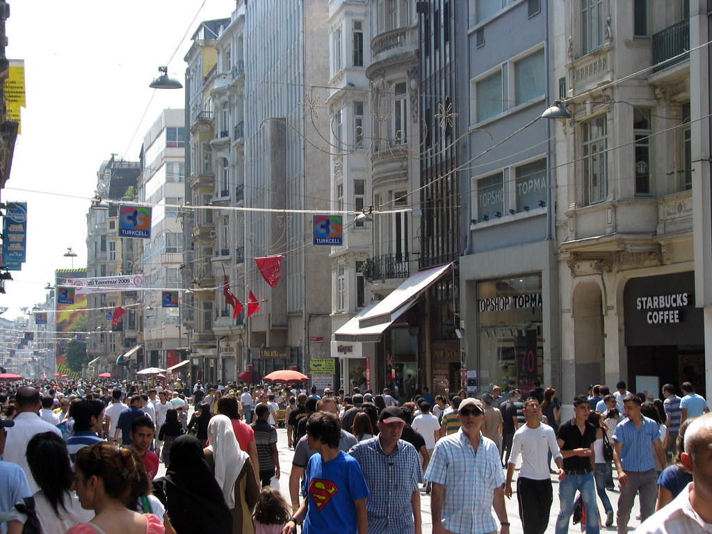 Taksim Square Area (2 Pics). July 2009 Taksim Squ