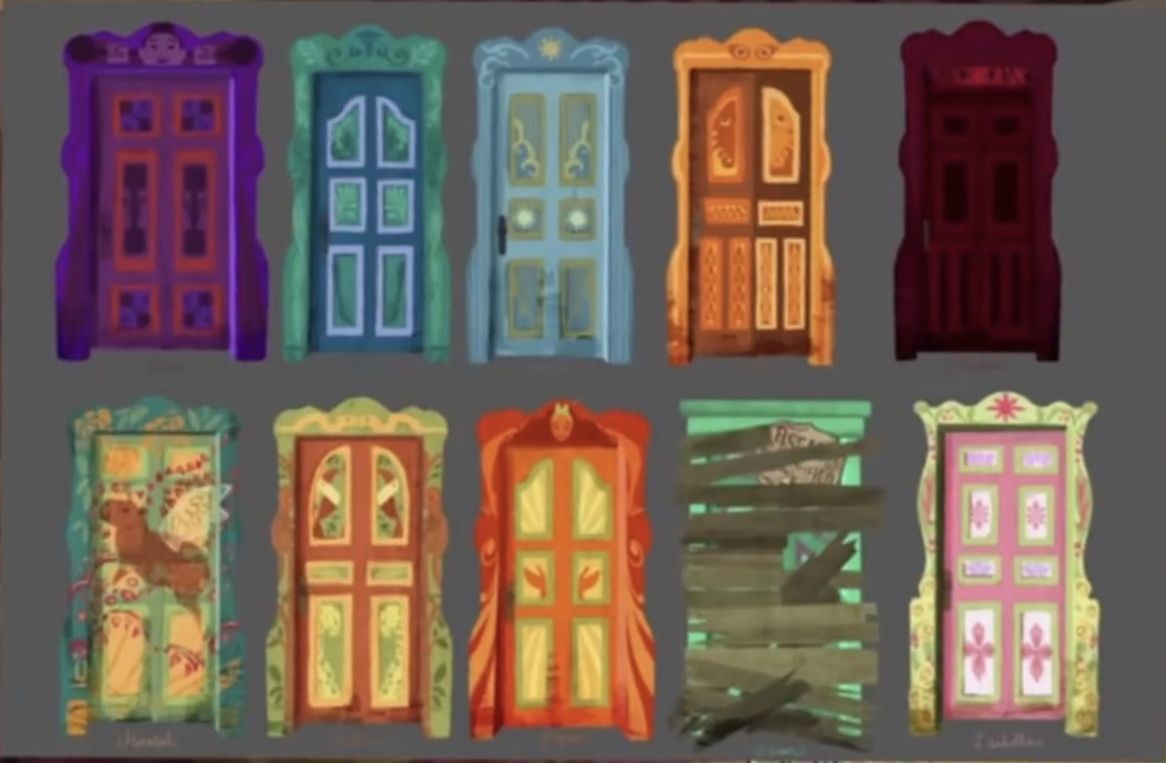 Encanto Door Concept 】. Disney concept art, Disney art, Disney drawings