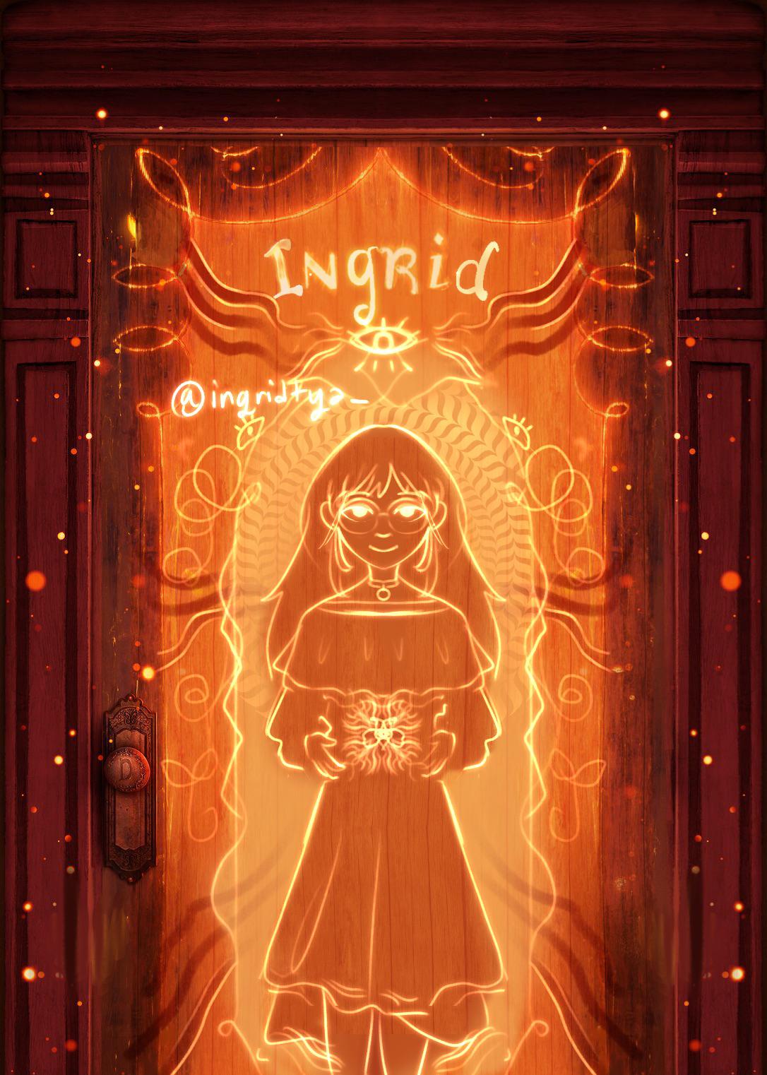 tried making my version of encanto door! my gift here is illusion manipulation :D