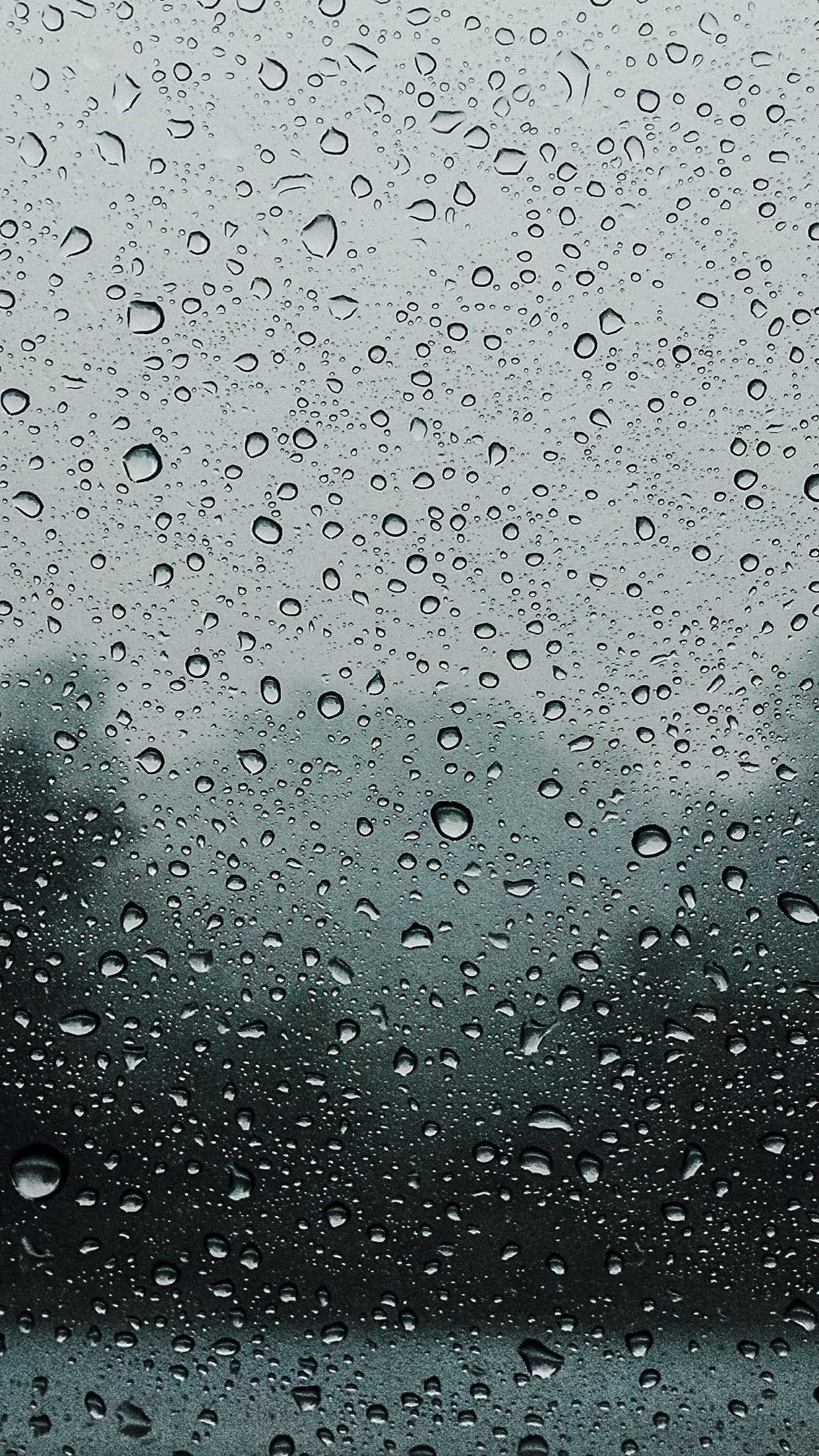 Drops rain glass iPhone Wallpaper HD. Rainy wallpaper, iPhone wallpaper rain, Rain wallpaper