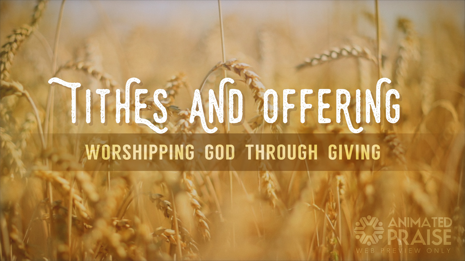 Tithes and Offering Motion 11