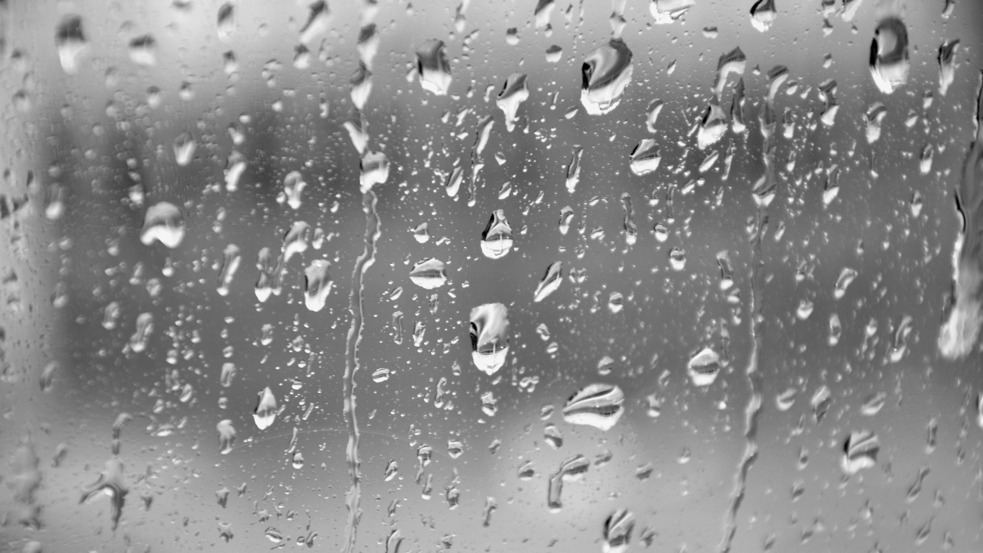 Black and white rain glass wet surface textures water drops background wallpaperx1080
