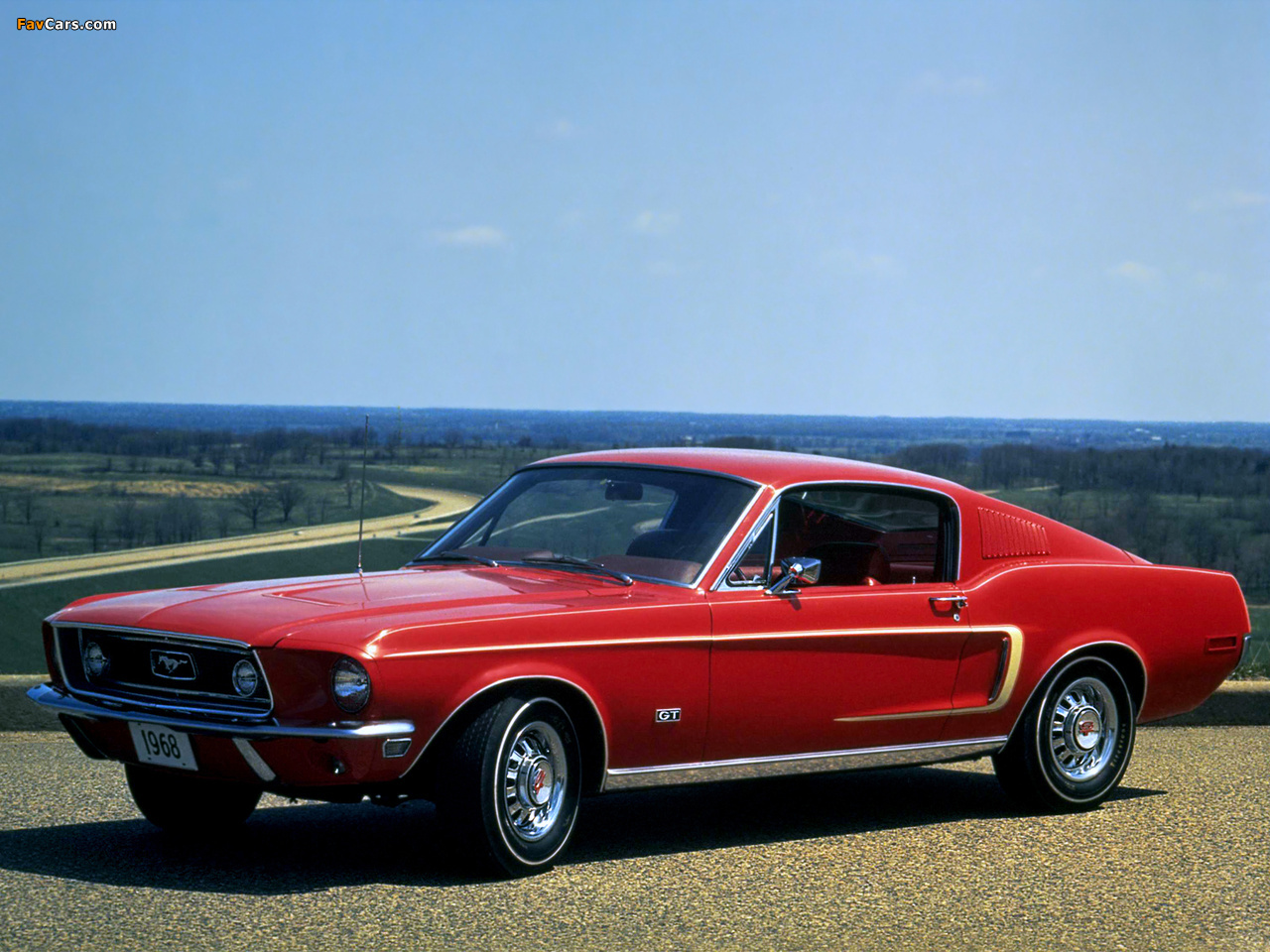 Mustang GT Fastback 1968 wallpaper (1280x960)