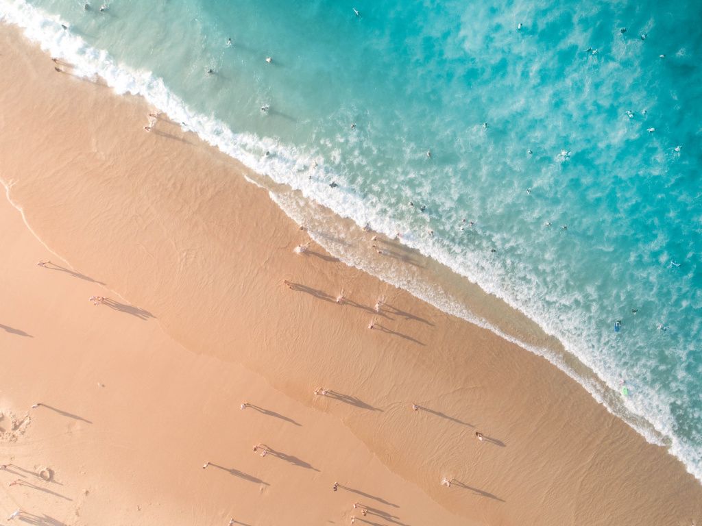 Aerial view, beach, nature, summer wallpaper, HD image, picture, 2e7a327a. Summer wallpaper, Aerial view, Nature