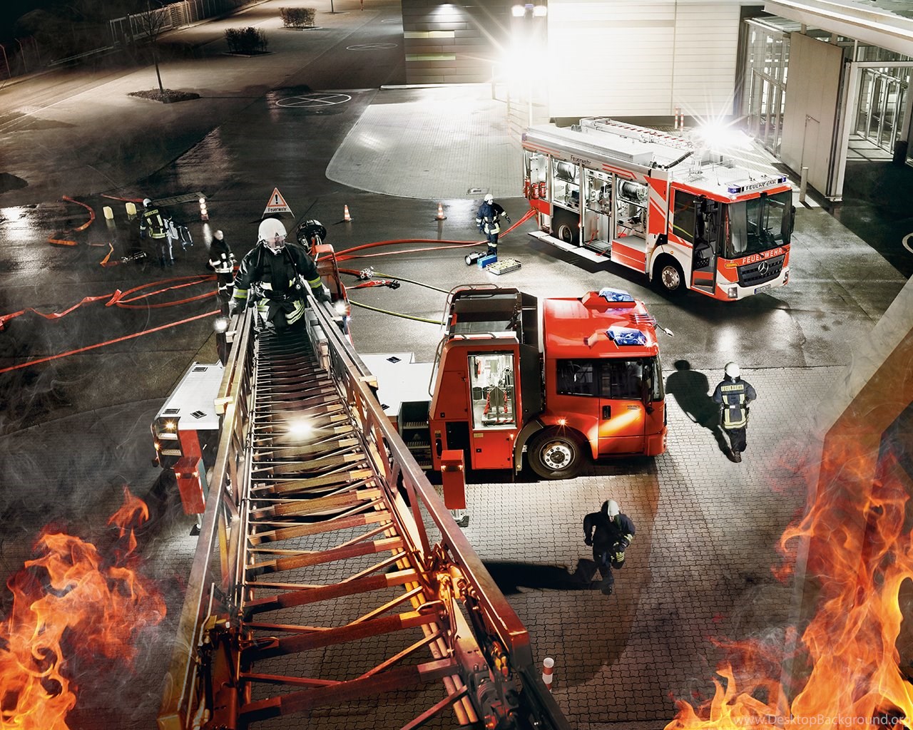 Top Fire Brigade Wallpaper Desktop Background