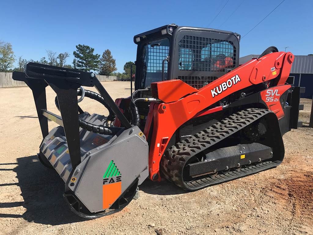 Kabota bobcat skid steer. Forestry equipment, Logging equipment, Heavy equipment