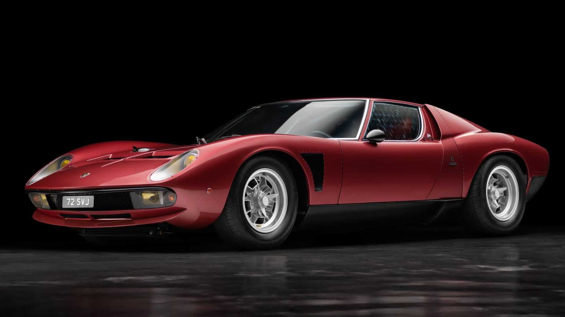 One Of Three Lamborghini Miura SVJ Comes Up