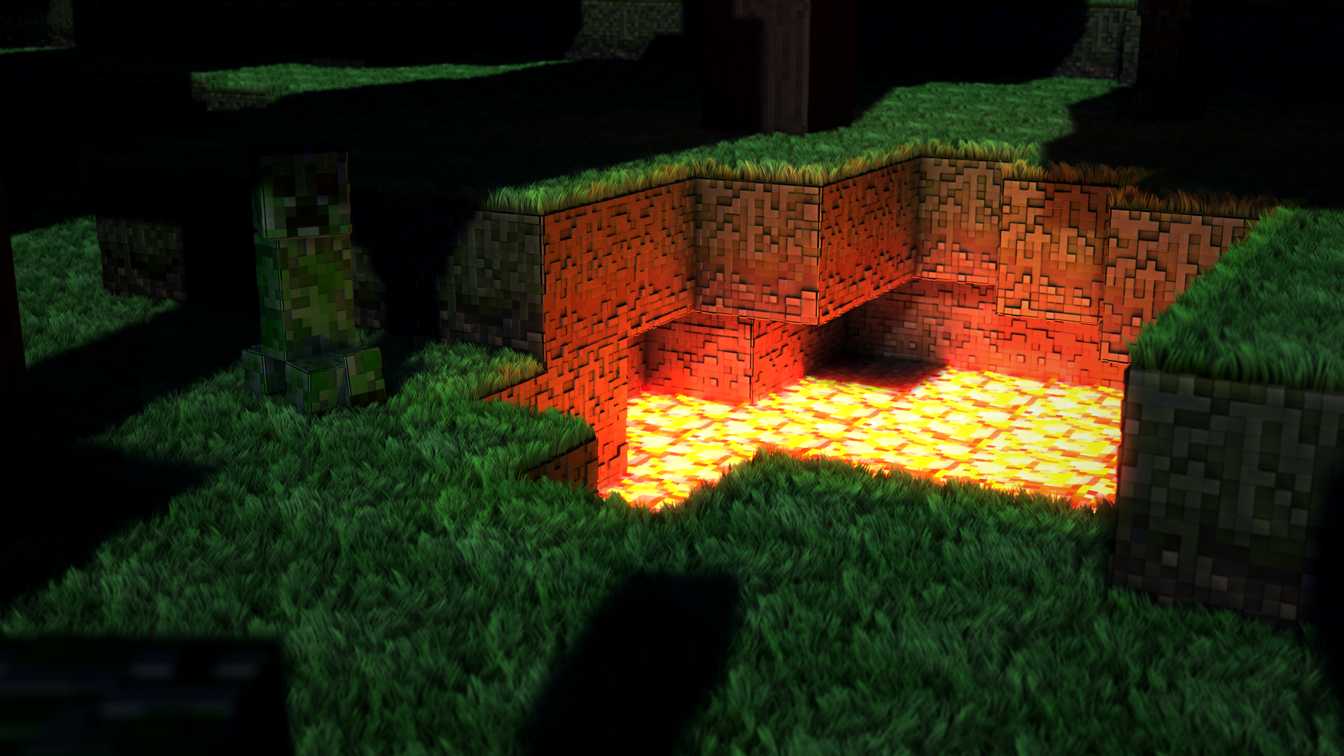 Com Category, Lava, Display Pixels Lava Shader