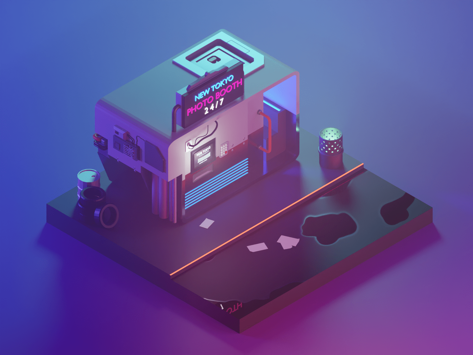 METAVERSE LOW POLY CITY