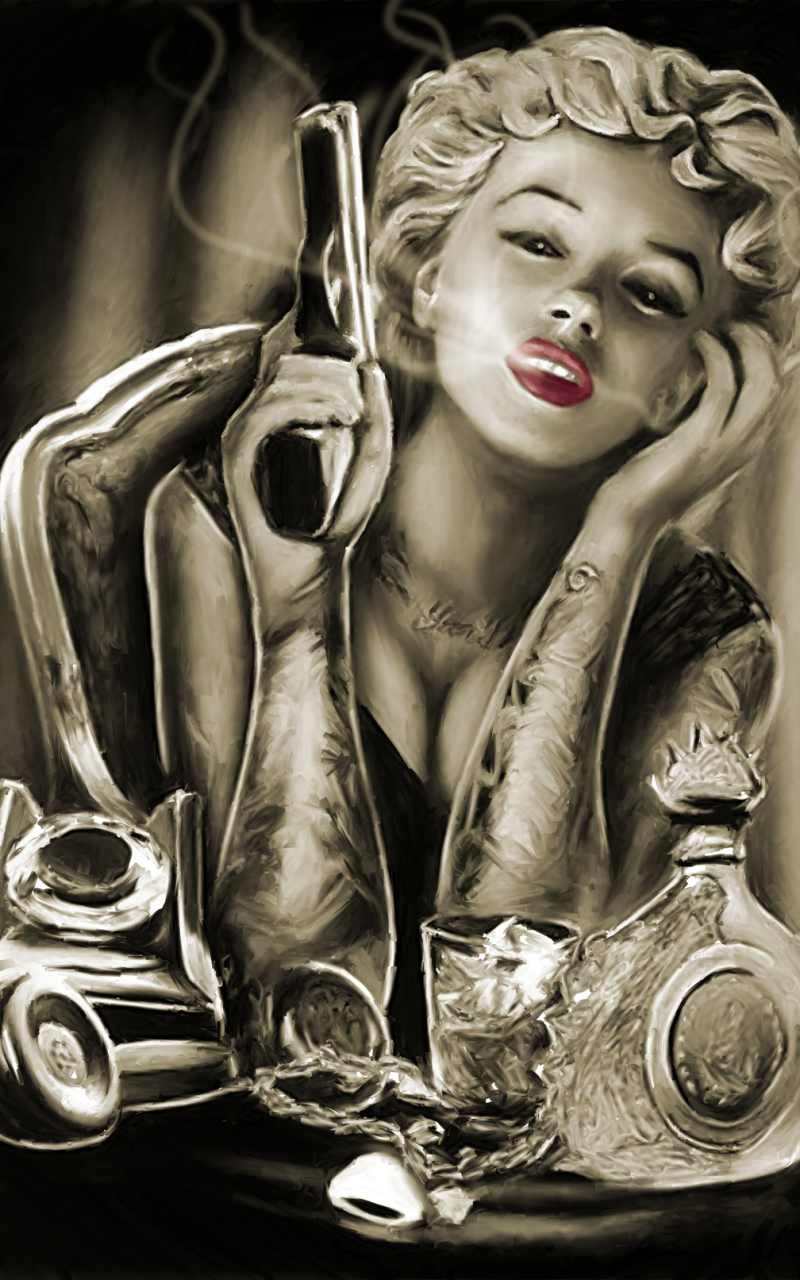 Free download Marilyn Monroe Drawings Gangster for [1240x1612] for your Desktop, Mobile & Tablet. Explore Marilyn Monroe Gangster Wallpaper. Tattooed Marilyn Monroe Wallpaper