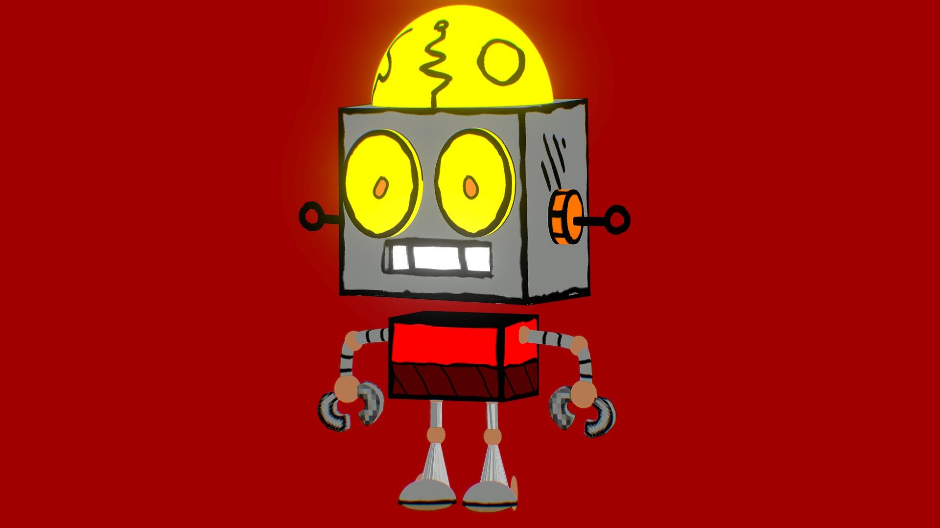 Robot Jones Free 3D model by Michał Kichał [7414824]