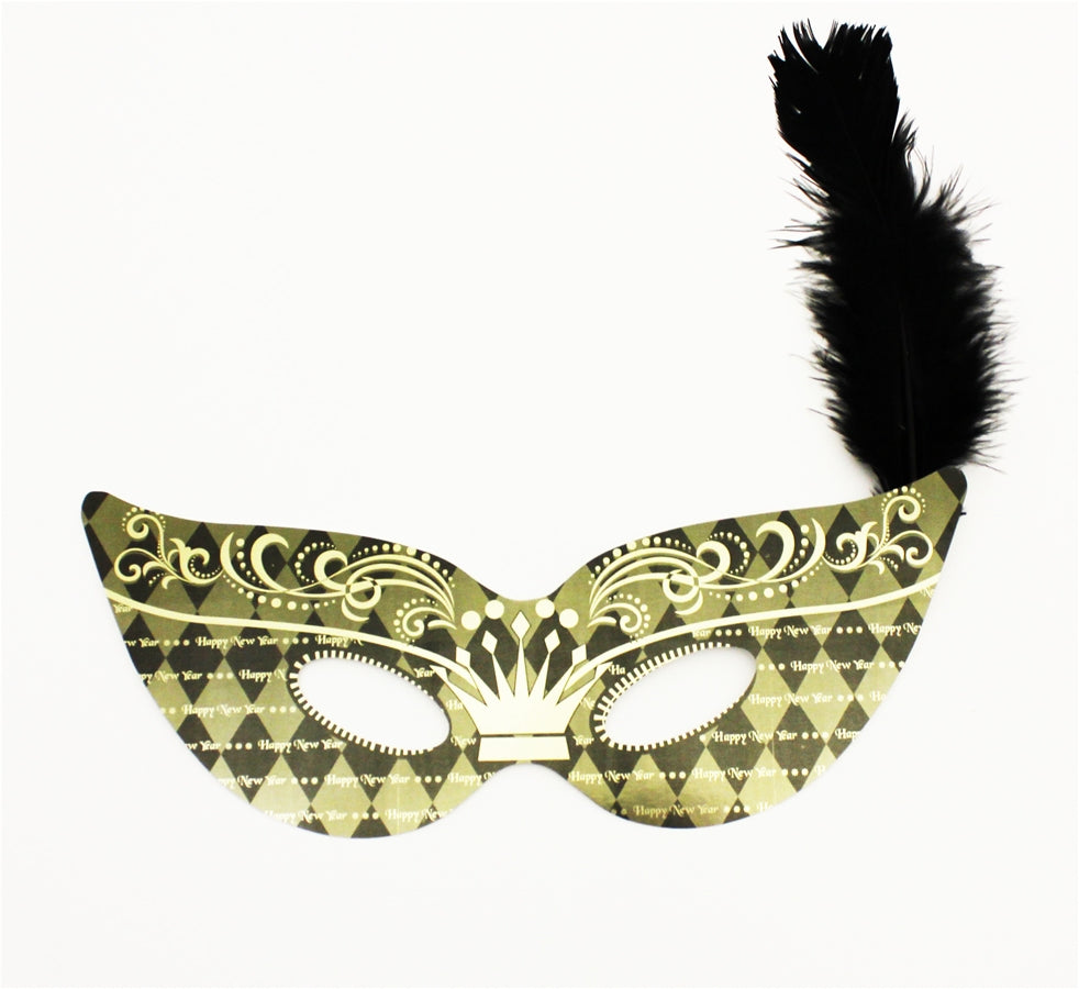 Happy New Year Masquerade Mask