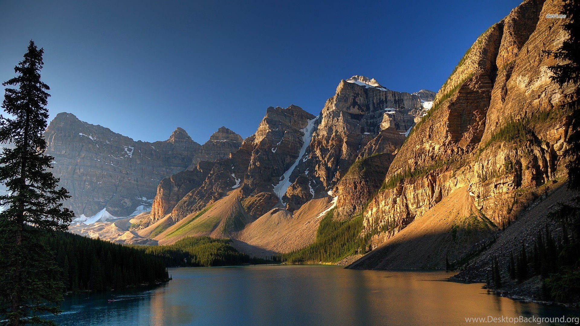 Moraine Lake Canada 1920x1080 Nature Wallpaper Desktop Background
