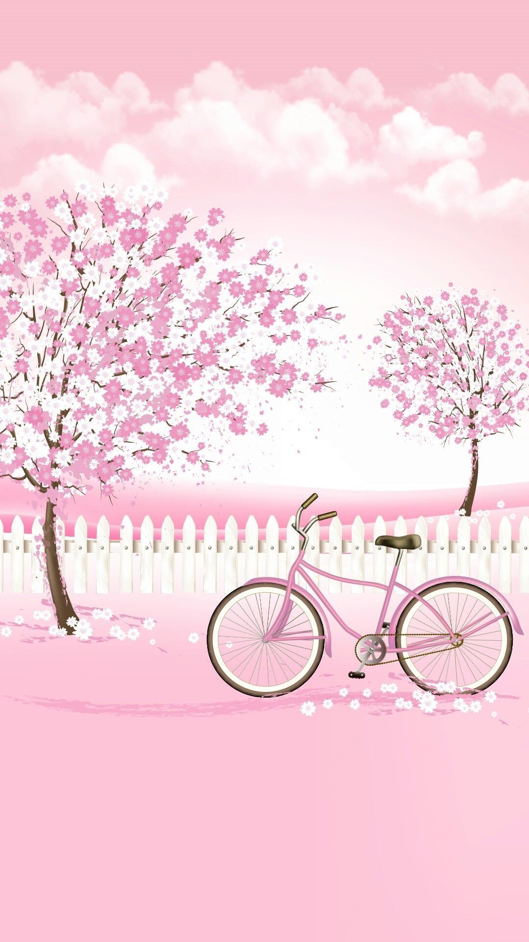 Pink Bike Wallpaper