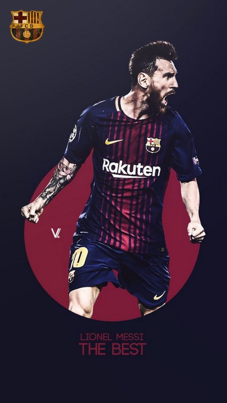 Wallpaper Lionel Messi Barcelona iPhone