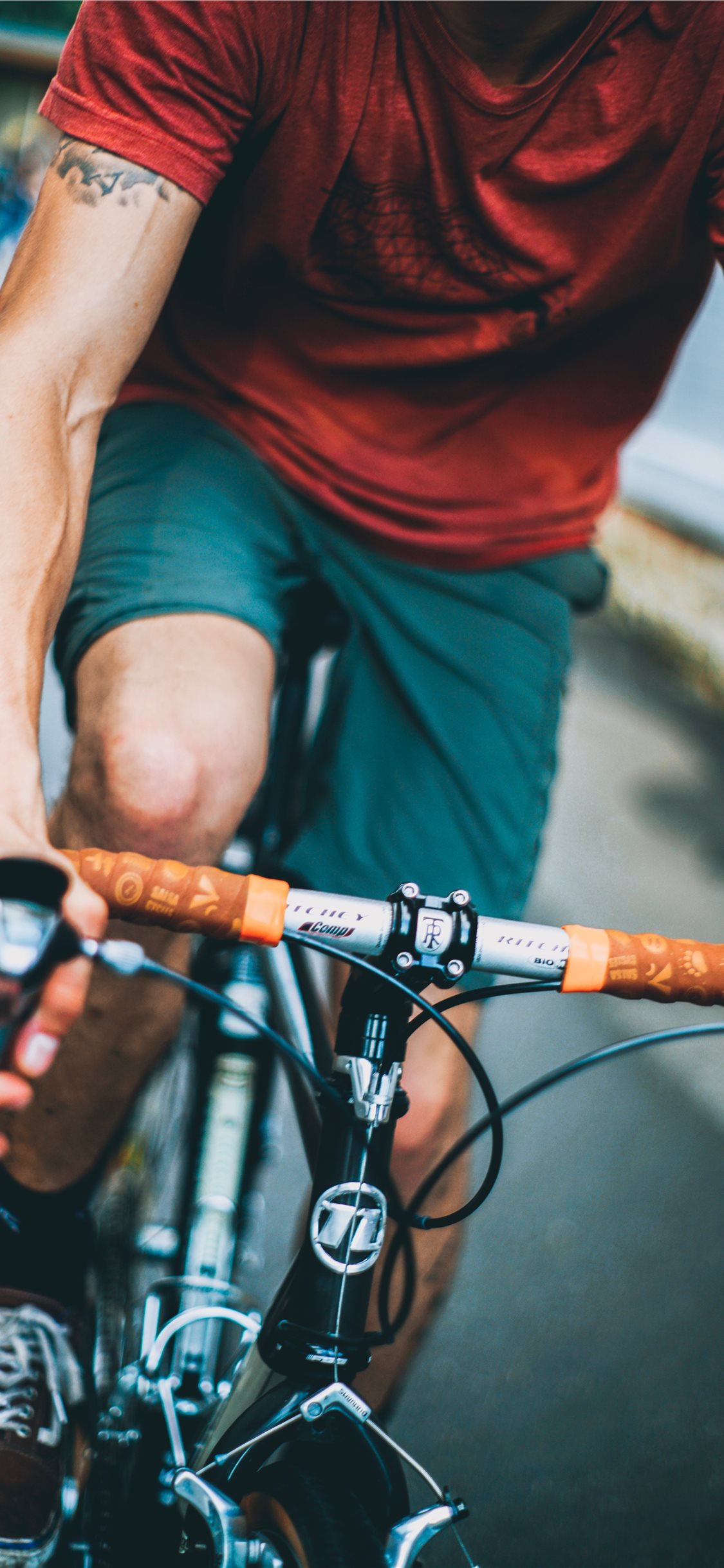 Summer Biking iPhone X Wallpaper Free Download