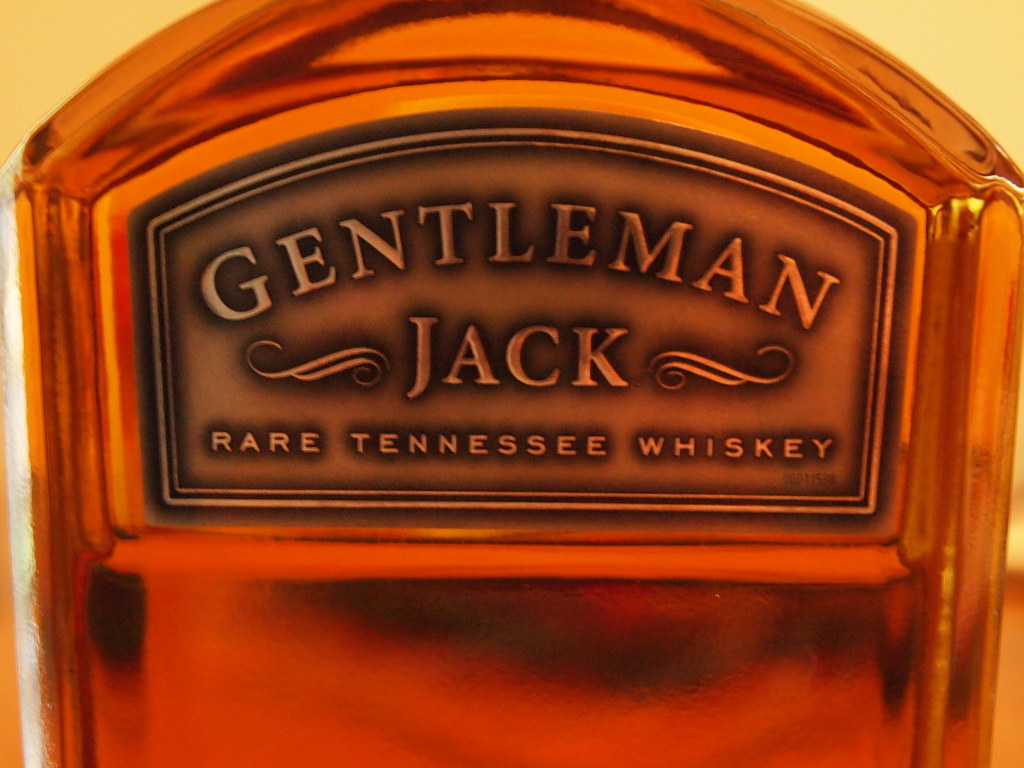 Jack Daniels Gentleman Jack. What a pretty bottle