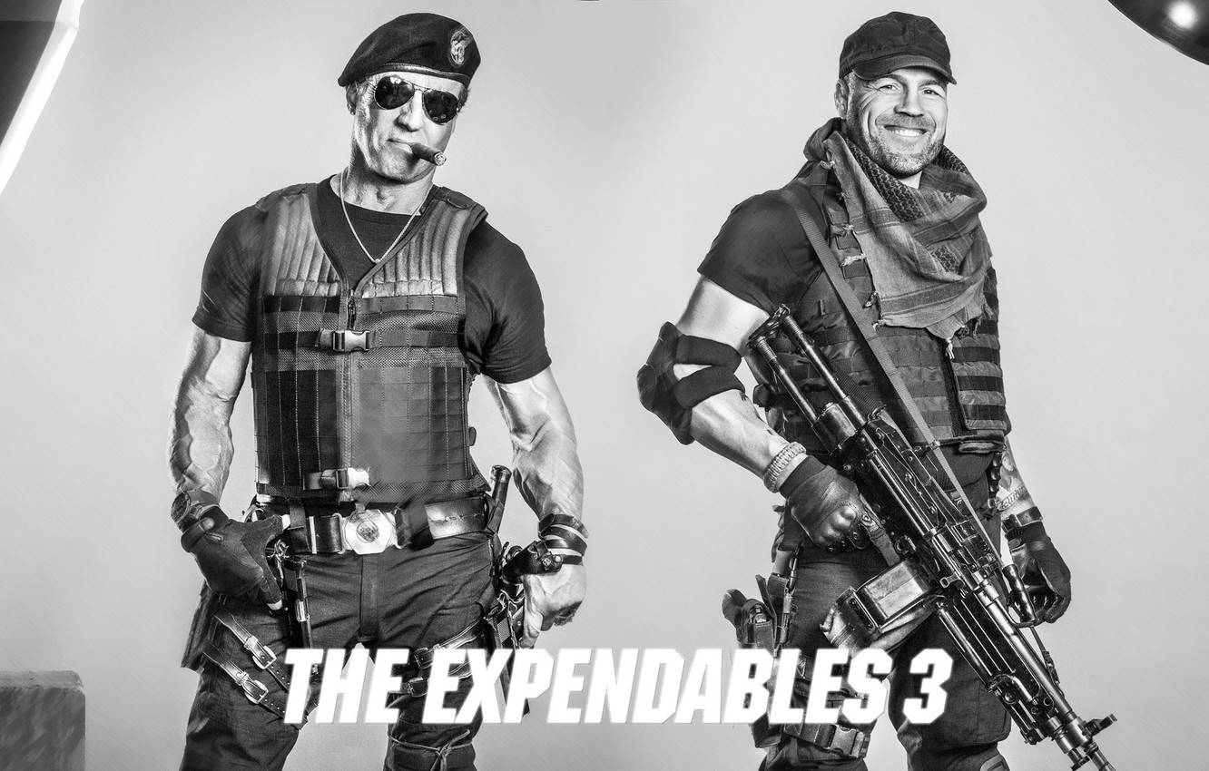 Wallpaper gun, machine, Sylvester Stallone, sylvester stallone, randy couture, expendables 3, Randy couture, the expendables - for desktop, section фильмы
