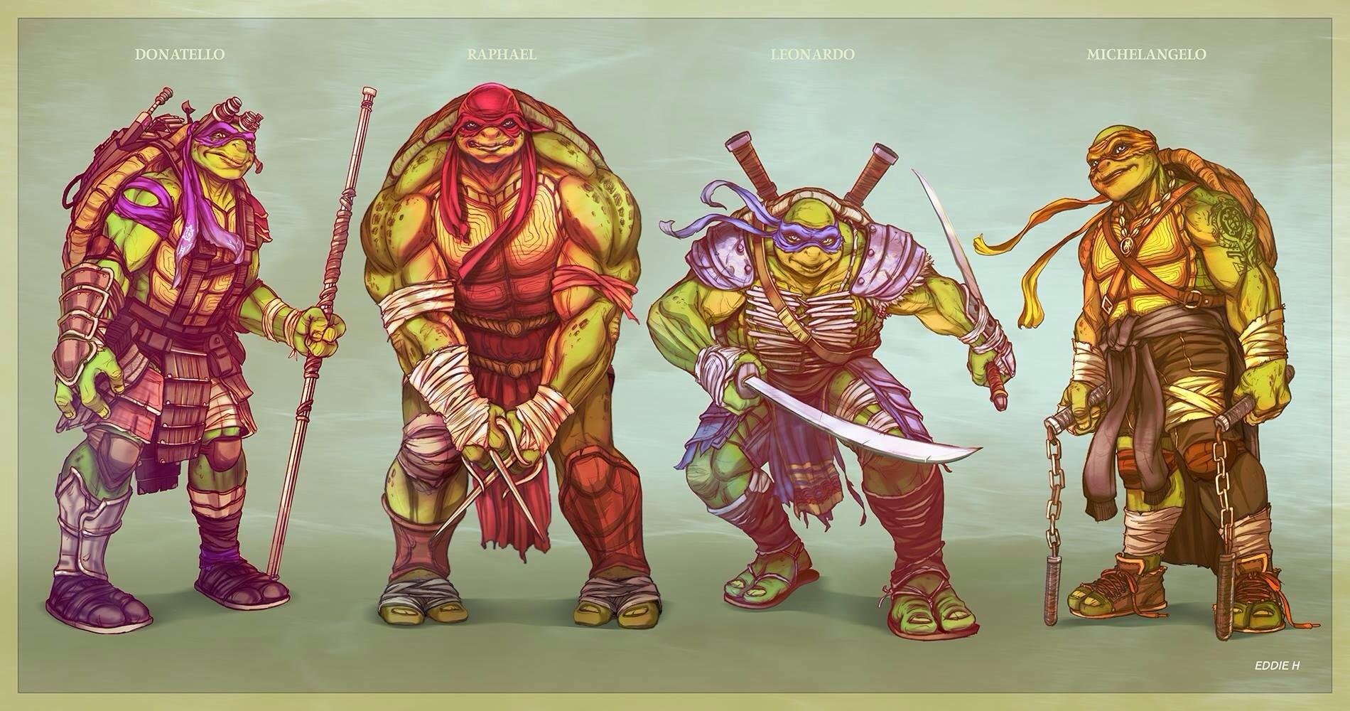 Teenage Mutant Ninja Turtles 2014 Designs
