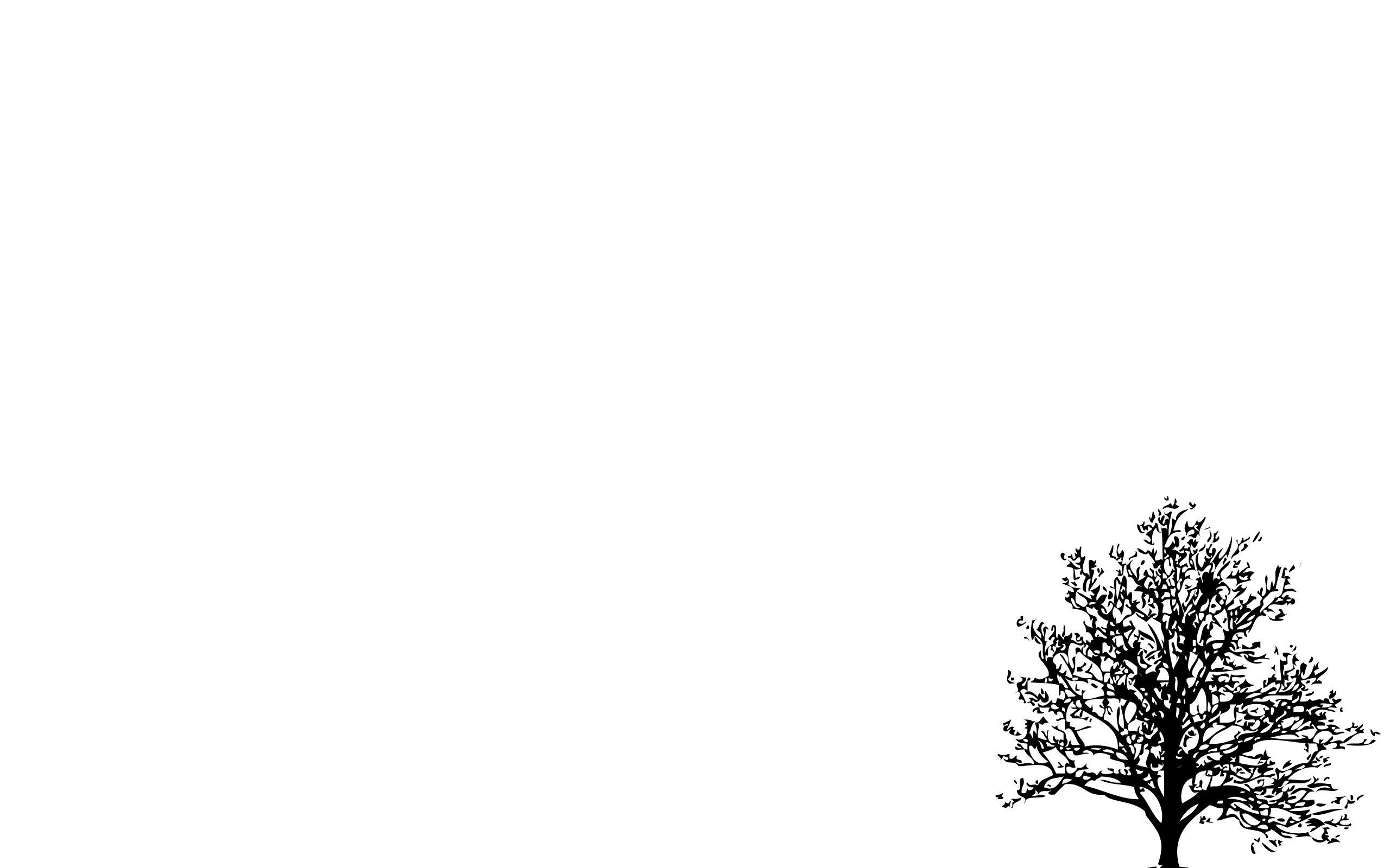 Simple White Desktop Wallpaper