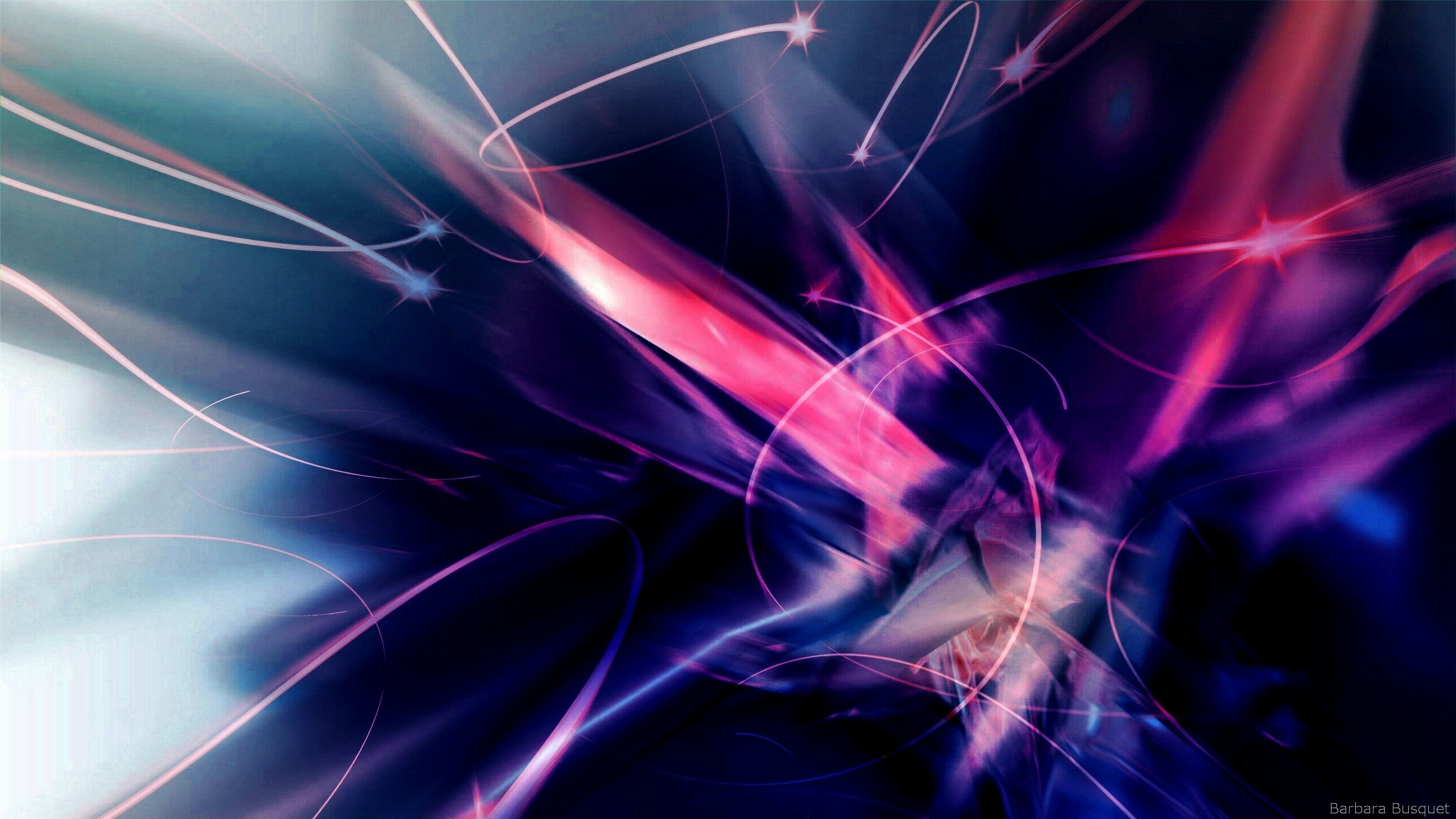 Blue and Purple Abstract Wallpaper