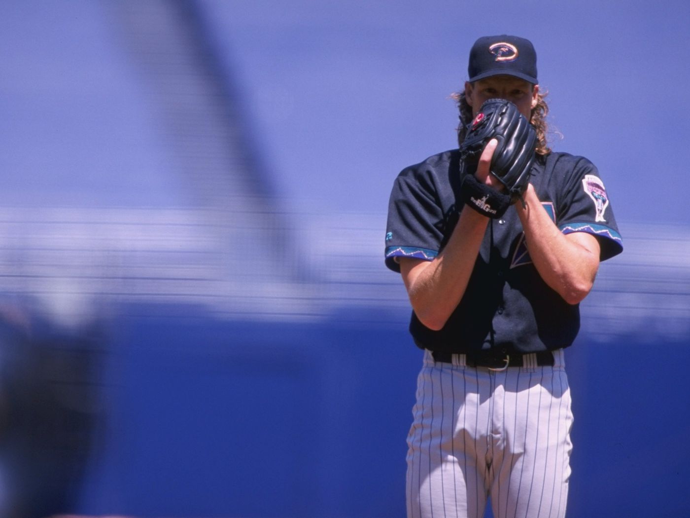 Randy Johnson threw a baseballd of my heart