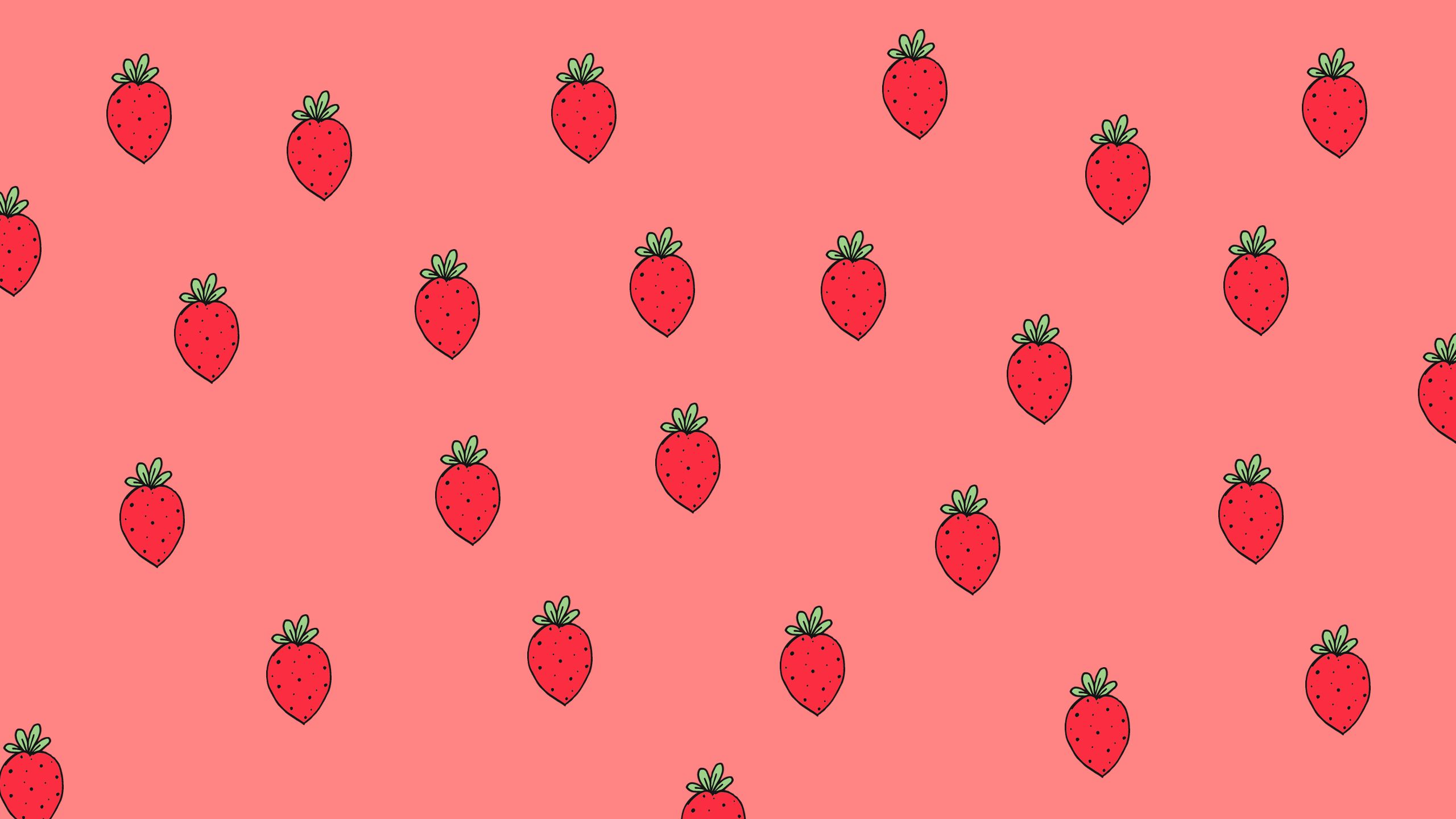 Cute Strawberry Desktop Wallpaper