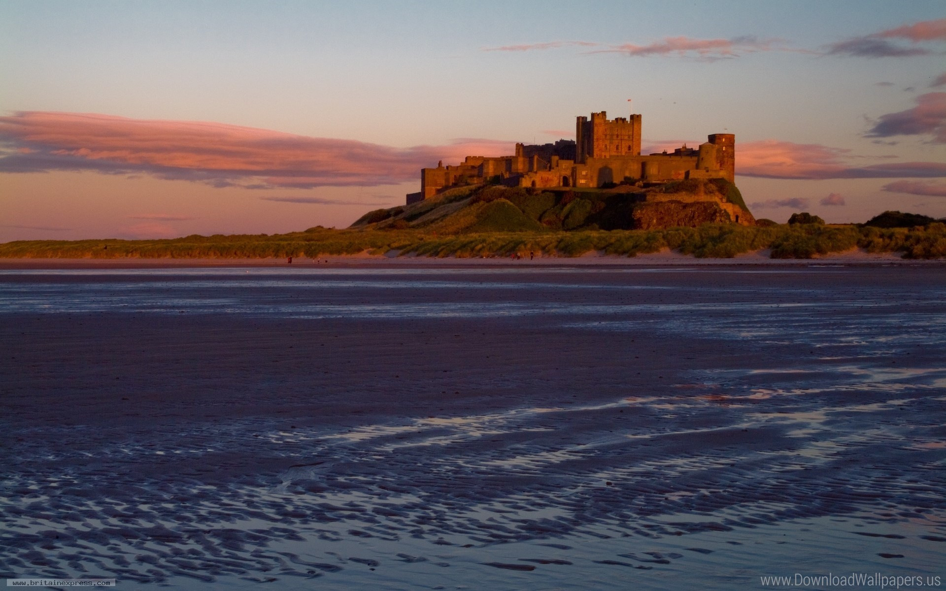 Desktop Scenic Background Wallpaper Download Wallpaper Castle Northumberland Sunset Wallpaper & Background Download